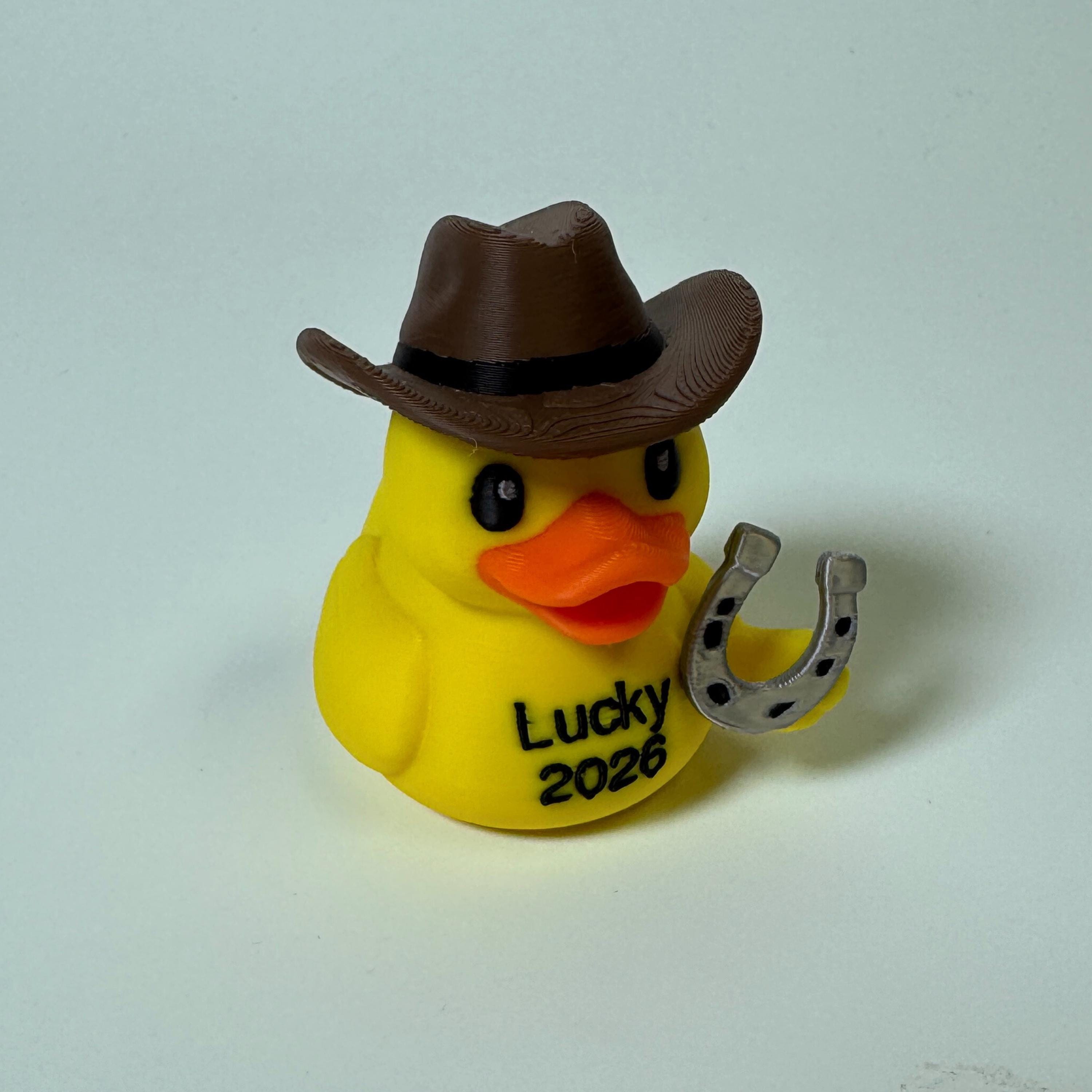 Lucky Cowboy Duck | Good Luck Charm, Western Party Favor, Dashboard Decoration & 4x4 Ducking Gift