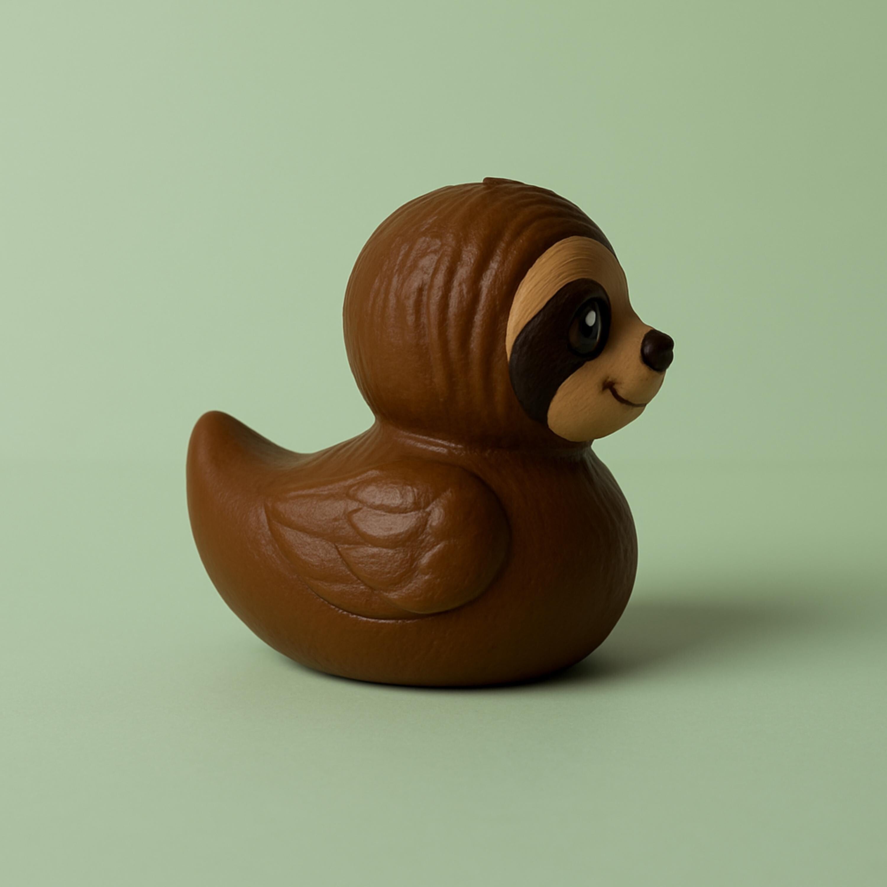 Sloth Duck | 4x4 Ducking & Cruise Hide & Seek Gift, Desk Accessory & Funny Animal Decor