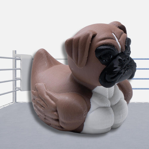 4x4 Ducking Gift Boxer Enthusiast Dashboard Ornament Car Accessory Dog Themed Automobile Dash Decor Item Birthday Party Cake Topper Trail