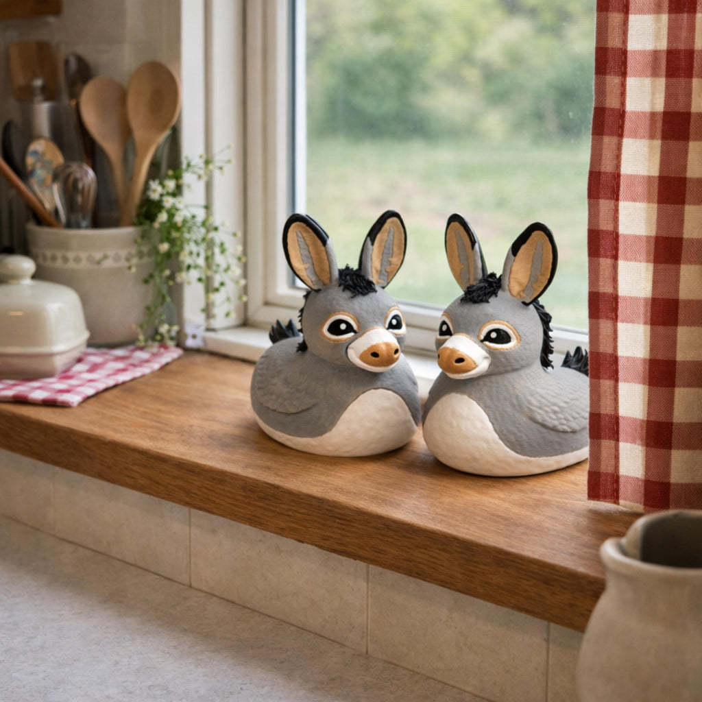 Miniature Donkey Duck | 4x4 Ducking & Cruise Hide & Seek Gift, Dashboard Decoration & Country Decor