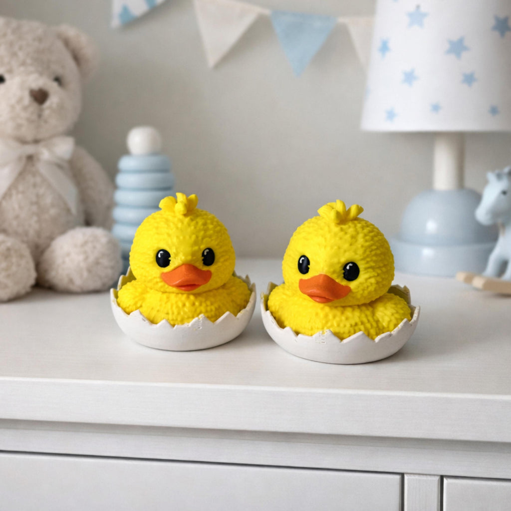 Duck Egg Favor | Baby Shower Supplies, Hatching Duckling Cake Topper & Party Table Decor