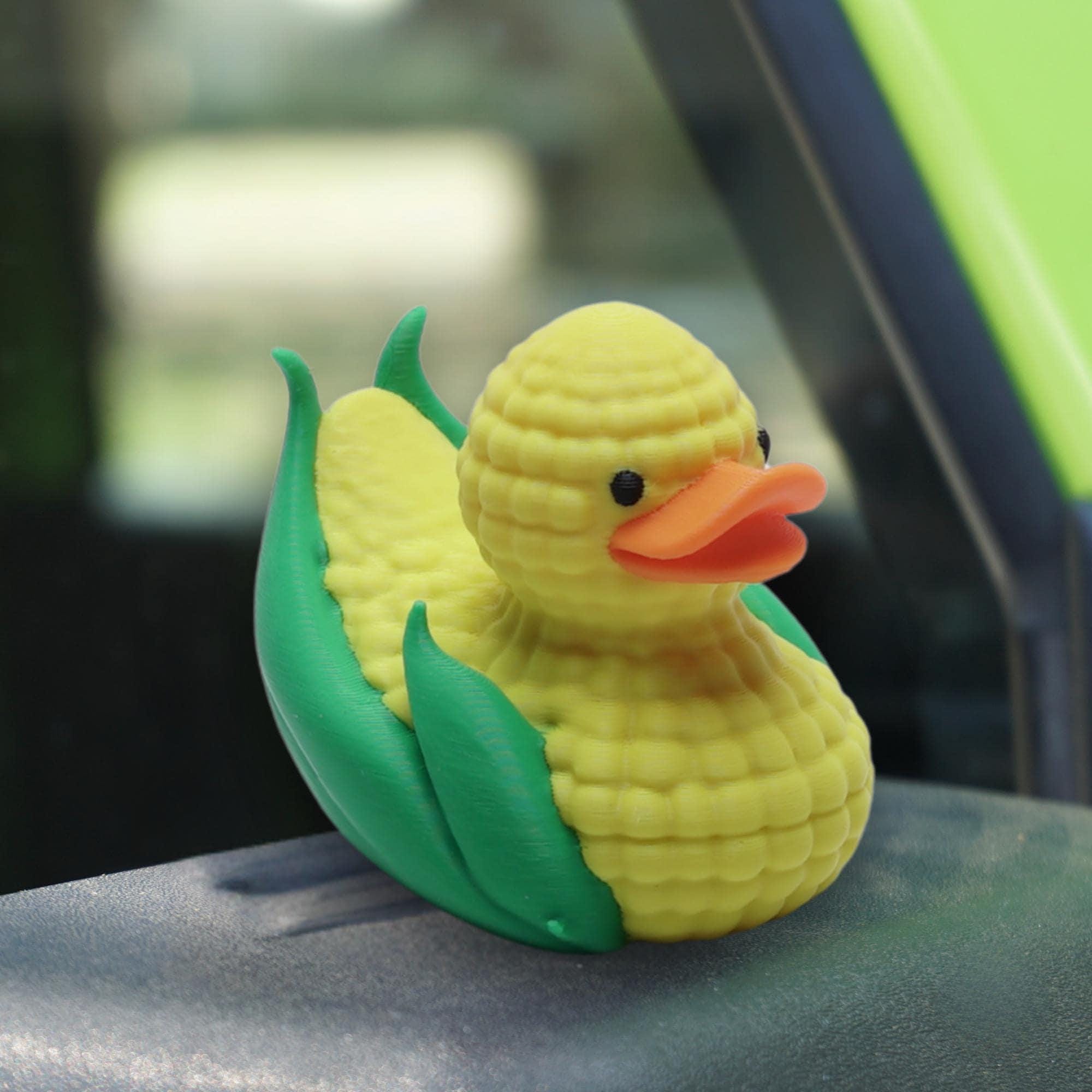 Corn Duck - Farm Gift & 4x4 Ducking Dashboard Decoration Thanksgiving Party Favor Country Harvest Decor