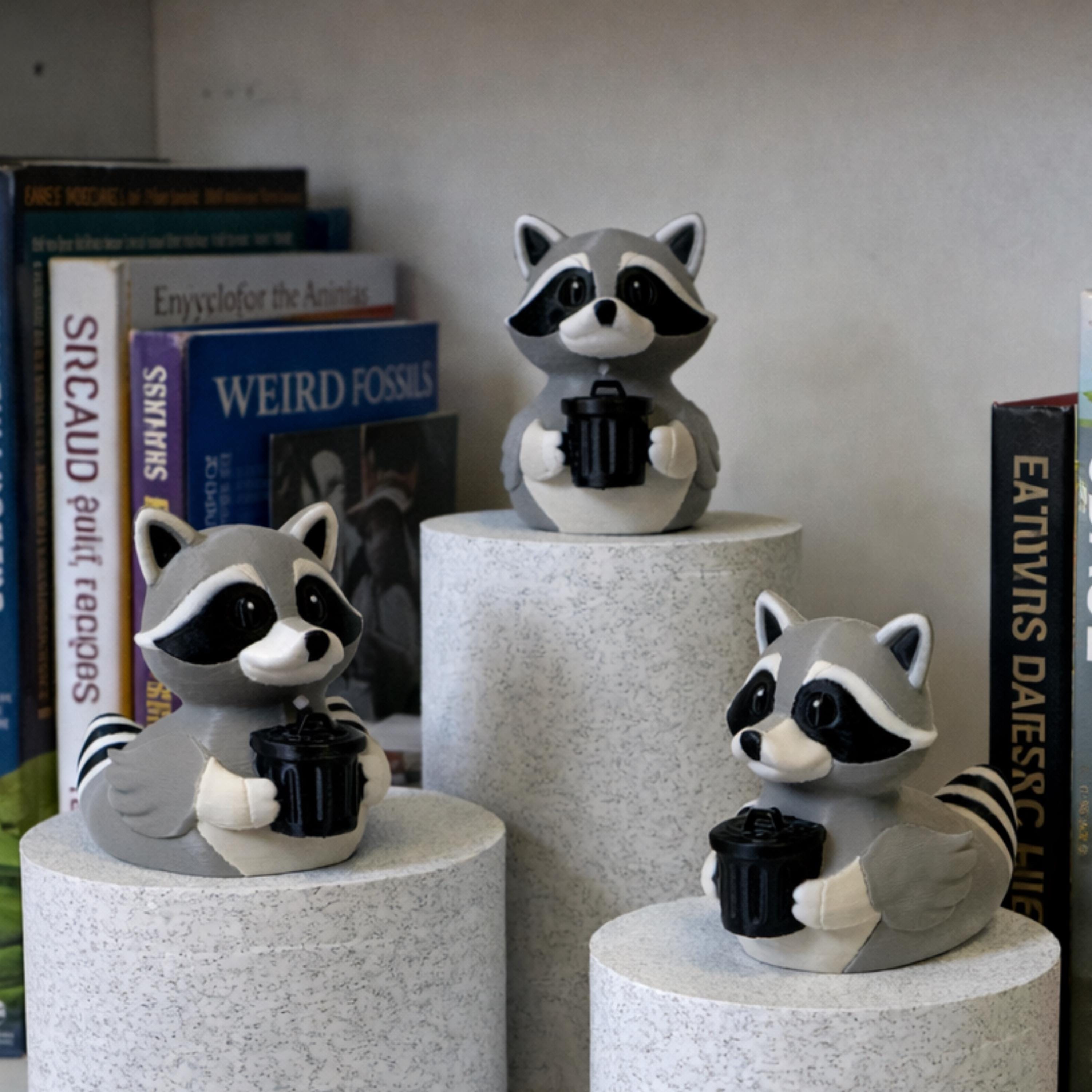 Raccoon Duck - 4x4 Ducking Gift Dashboard Decoration Cruise Hide Seek Trash Bandit Funny Collectible