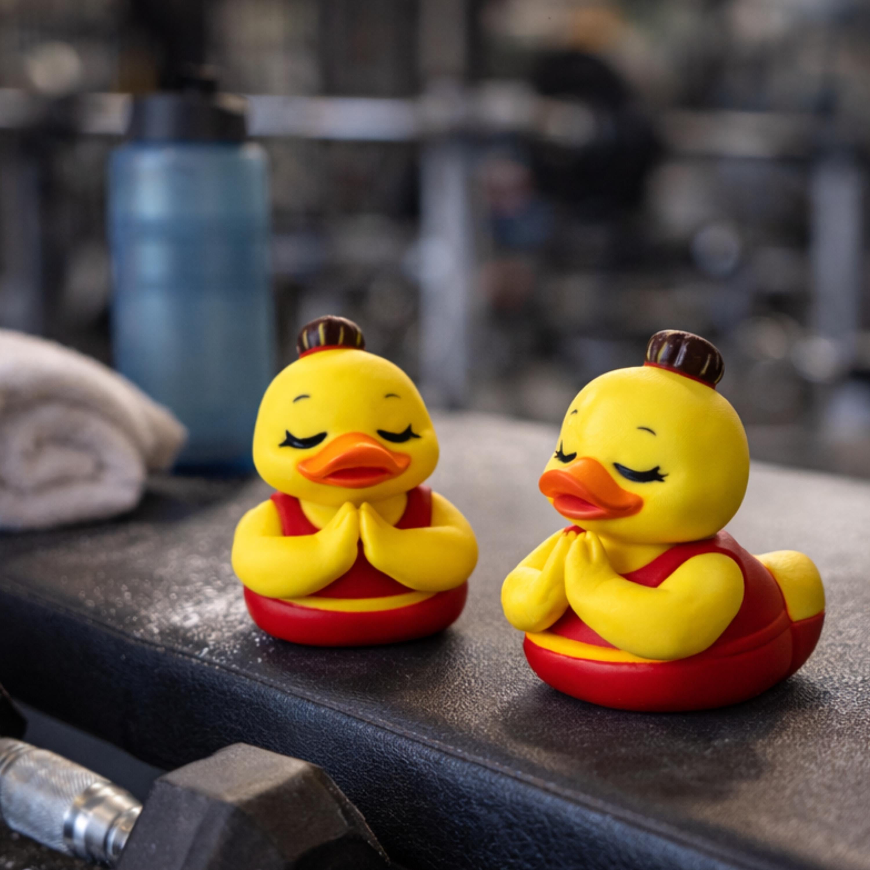Yoga Duck | Fitness Gift, Zen Desk Buddy, Dashboard Decoration & 4x4 Ducking Accessory
