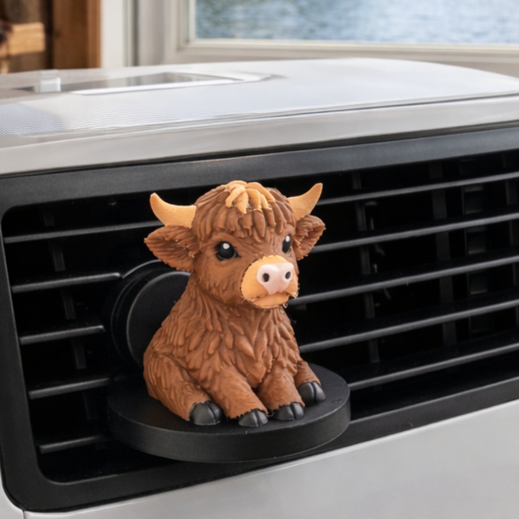 Highland Cow Vent Clip Air Freshener for Car & Home AC