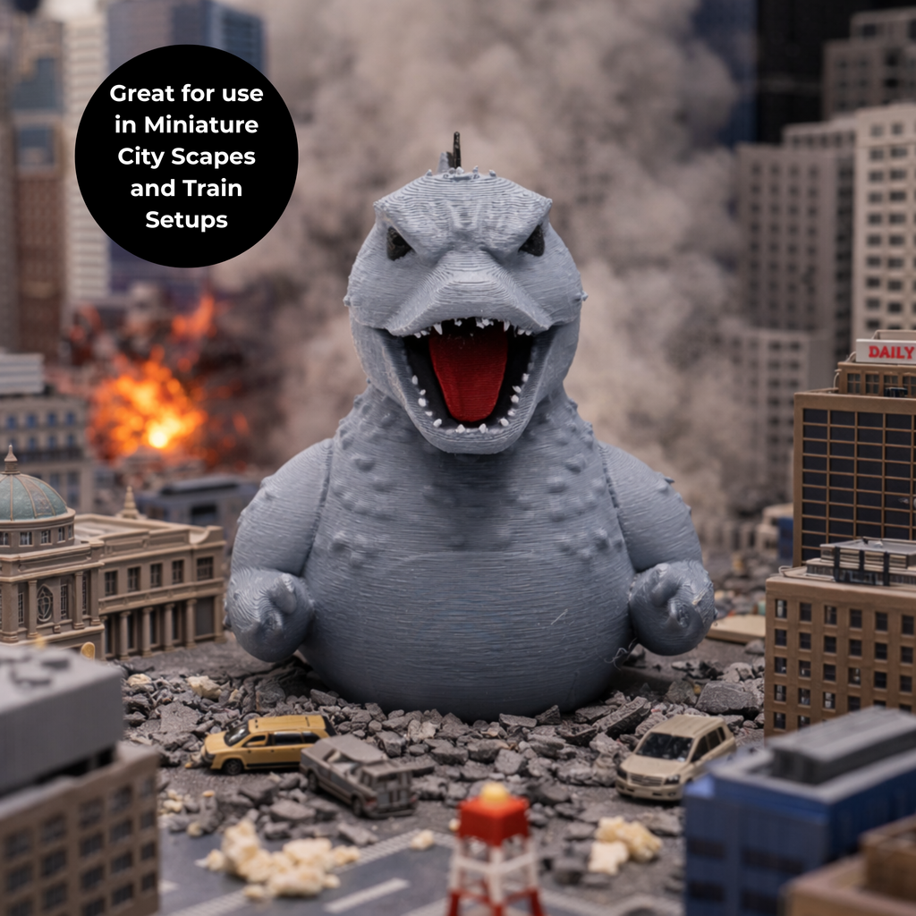 Godzilla Dashboard Duck — 4x4 Kaiju Collectible & Sensory Fidget Toy
