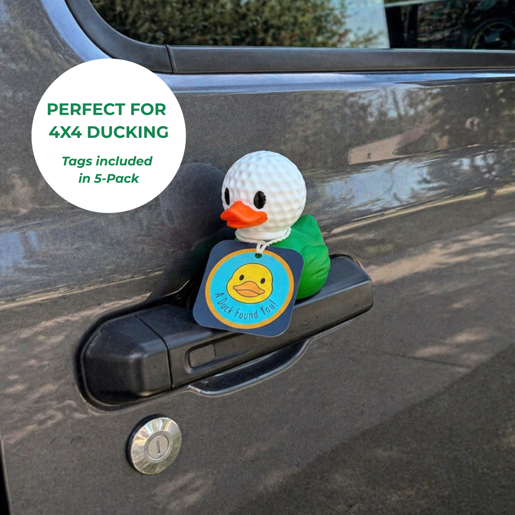 Funny Golf Duck Dashboard Ornament Novelty Car Gift Golf Ball Textured Accessory Vehicle Interior Decoration Dashboard Companion For Golfer Humorous Automobile Accent Birthday Present Golf Enthusiast Gift Coach Appreciation Present Car