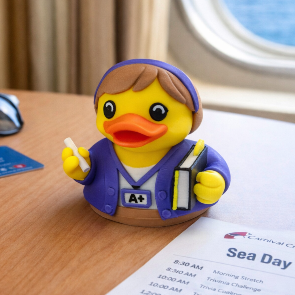 Teacher Duck | Teacher Appreciation Gift, Classroom Decor, 4x4 Ducking & Cruise Hide & Seek