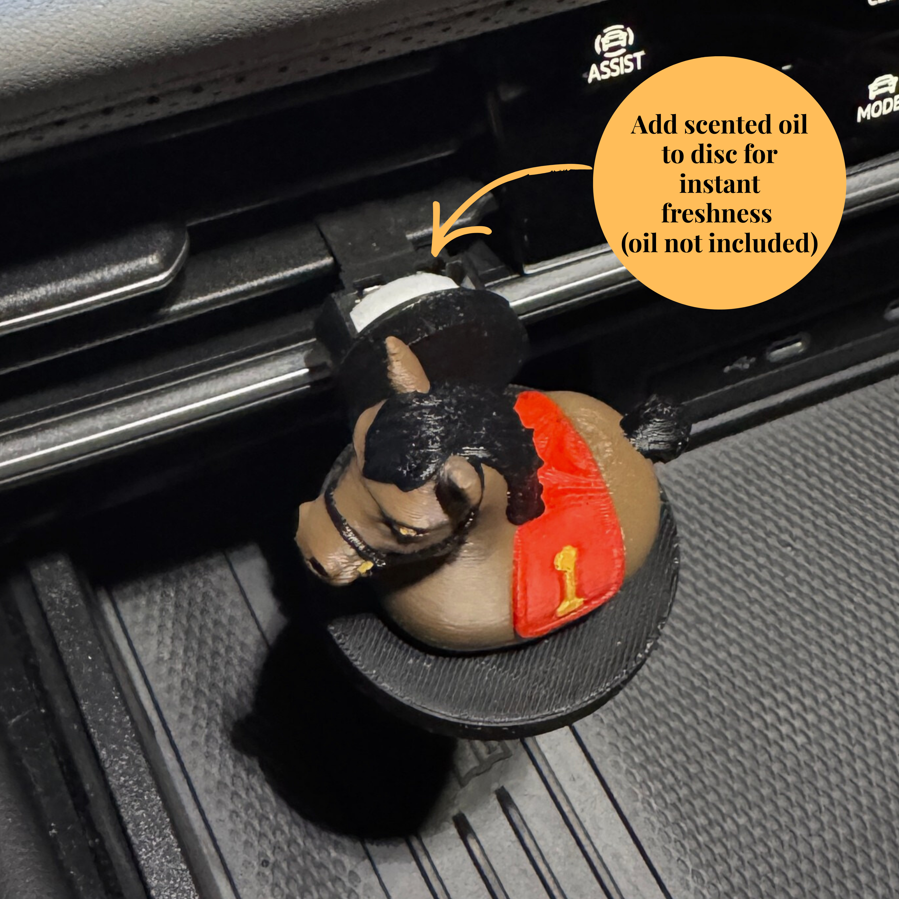 Racehorse Vent Clip Air Freshener for Car & Home