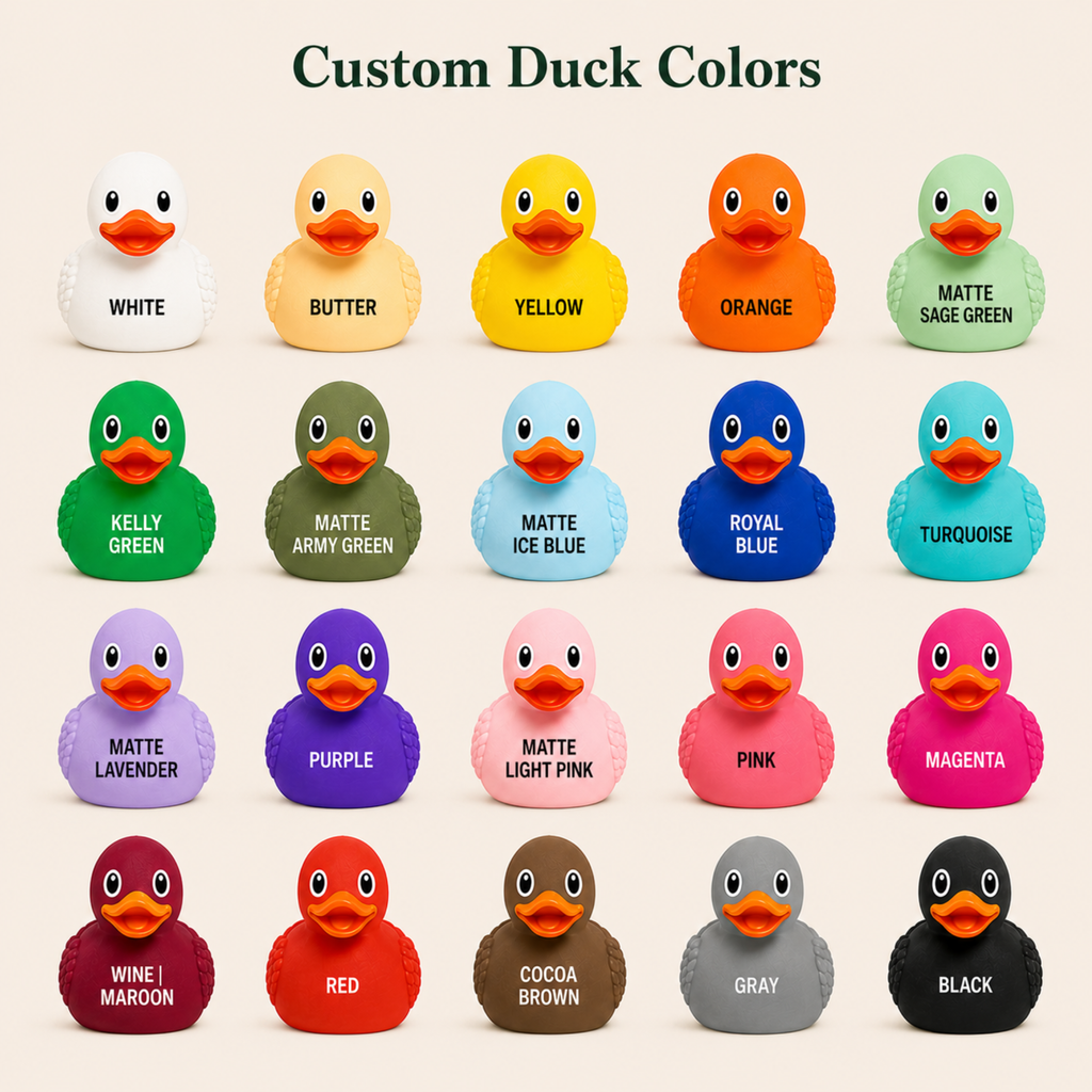 Cabin Door Decoration Custom 3D Printed Duck Figurine Personalized Cruise Ship Souvenir Twenty Color Options Available Perfect Cruise Vacation Accessory Hide And Seek Game Essential Travel Memory Keepsake Collection Unique Birthday Gift