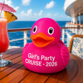 Custom 3D Printed Cruise Ship Souvenir Personalized Duck Figurine Cabin Door Decoration Twenty Vibrant Color Options Available Perfect Cruise Vacation Gift Unique Travel Keepsake Memory Collection Hide And Seek Game Participant Essential