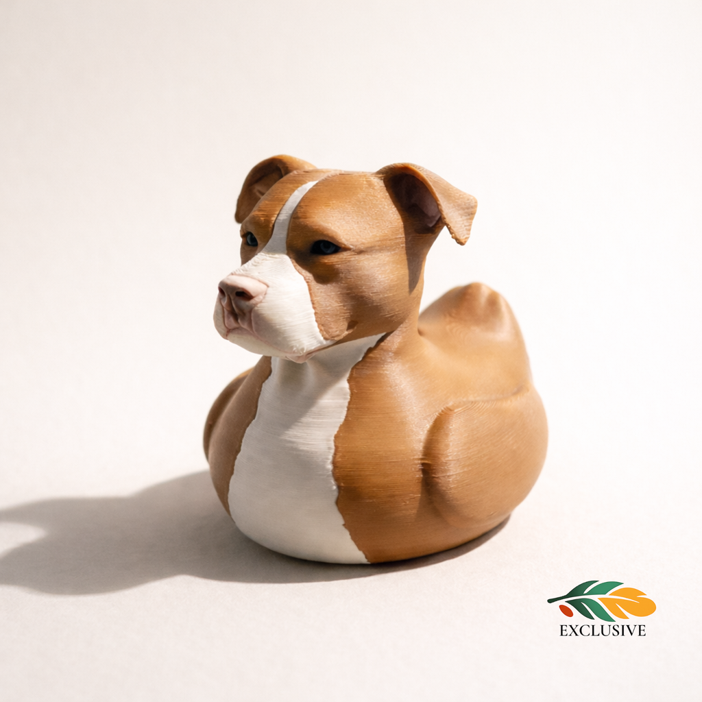 Pitbull Dashboard Duck — Staffy & Pit Bull Lover Car Decor Gift