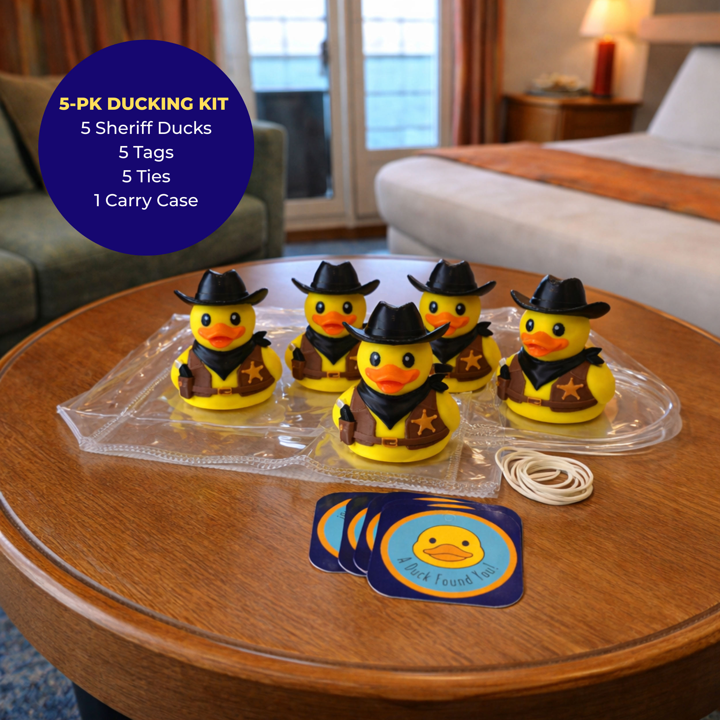 Cruise Duck Game – Cowboy Sheriff Hide & Seek Activity Cabin Entertainment Souvenir