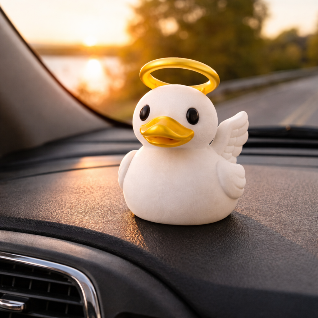 Memorial Angel Duck - Personalized Sympathy Gift Keepsake
