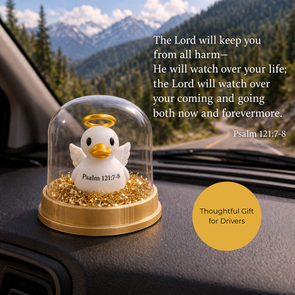Memorial Angel Duck - Personalized Sympathy Gift Keepsake