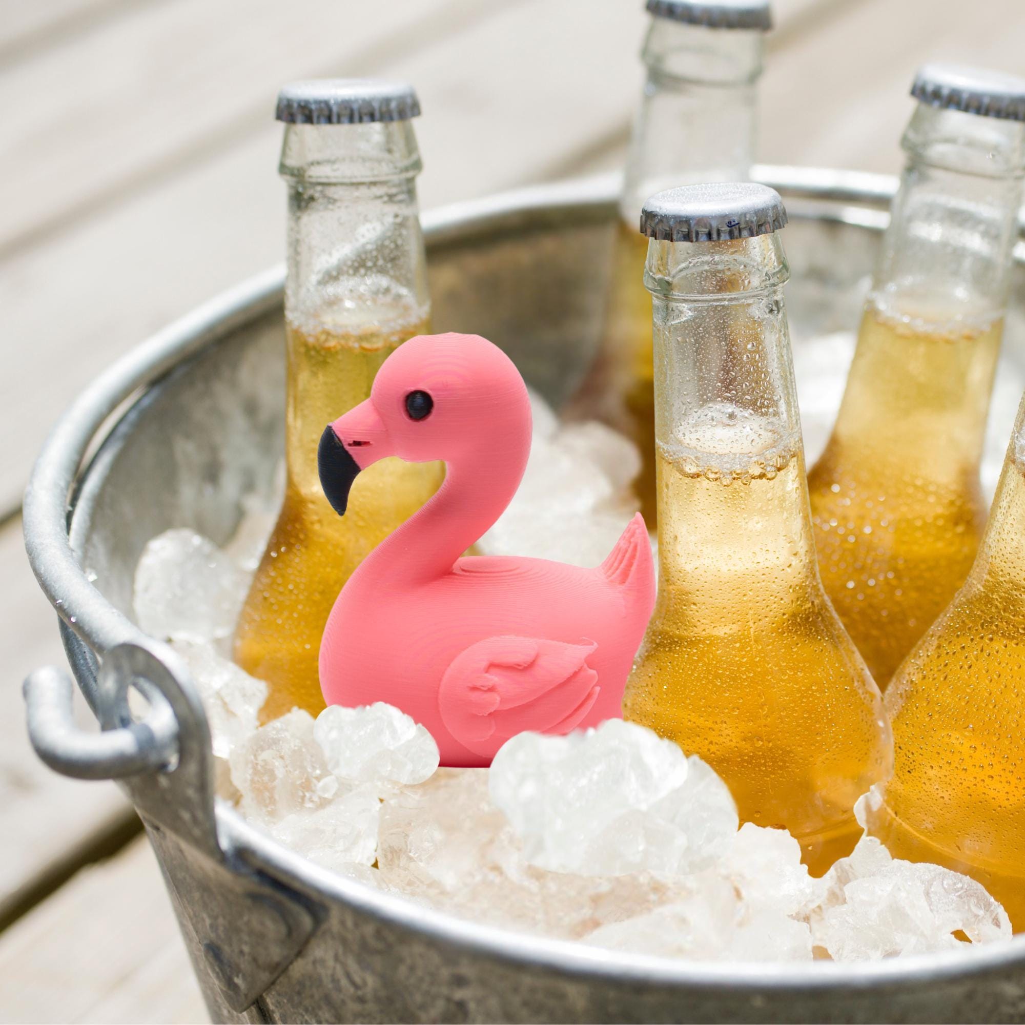 Flamingo Duck - Cruise Hide Seek Game & 4x4 Ducking Gift Dashboard Decoration Tropical Vacation Souvenir
