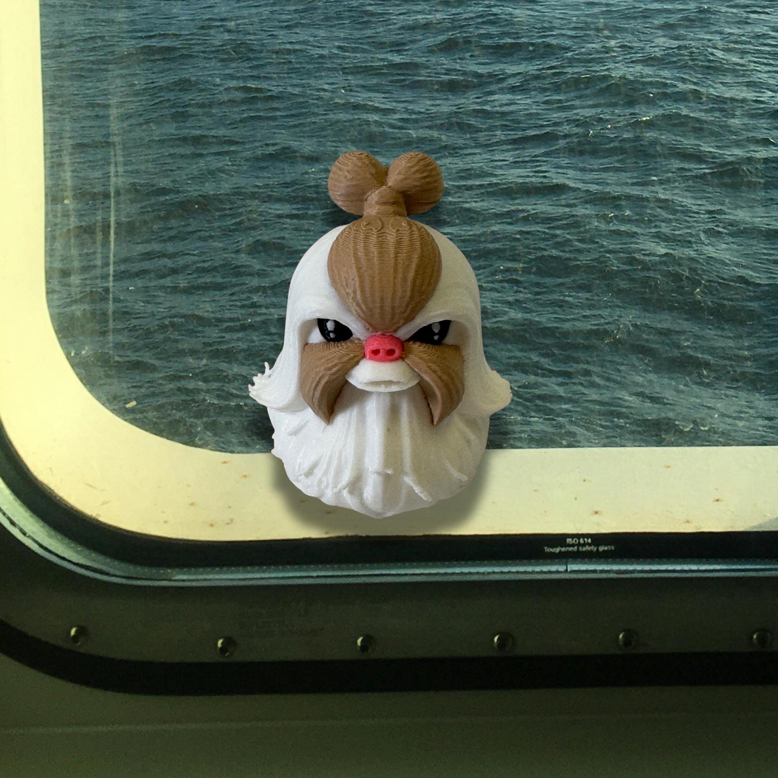 Shih Tzu Duck Cruise Gift Idea Present Vacation Surprise Toy Novelty Hide Seek Game Fun Travel Cabin Accessory Decoration Ship Dog Duck Gift