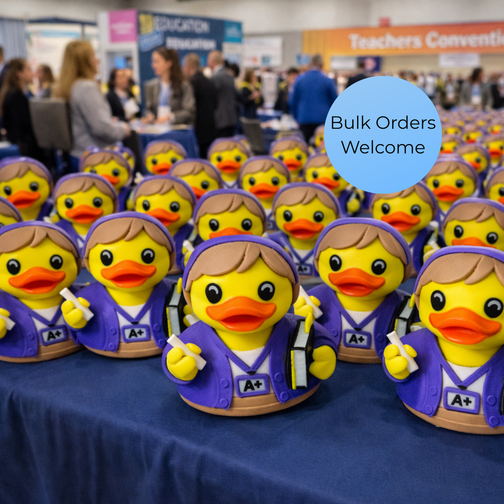 Teacher Duck | Teacher Appreciation Gift, Classroom Decor, 4x4 Ducking & Cruise Hide & Seek