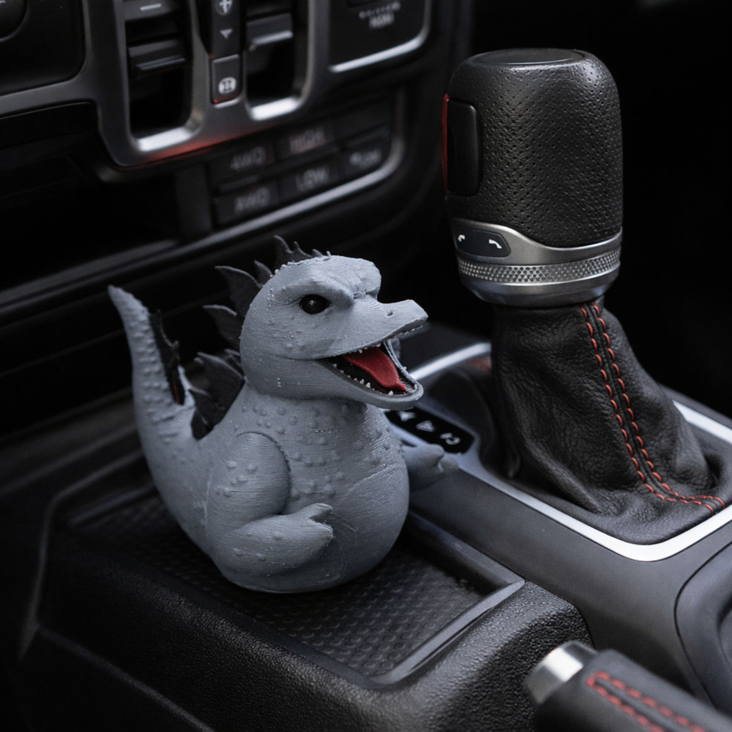 Godzilla Dashboard Duck — 4x4 Kaiju Collectible & Sensory Fidget Toy