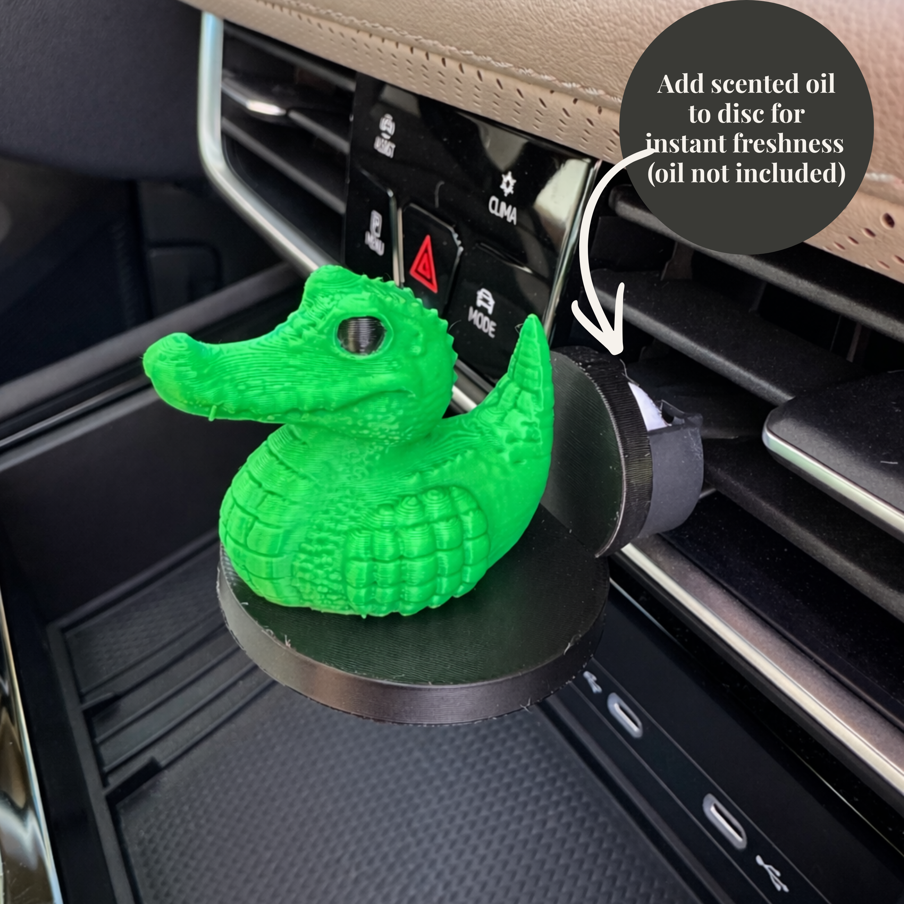 Gator Vent Clip Air Freshener for Car & Home AC
