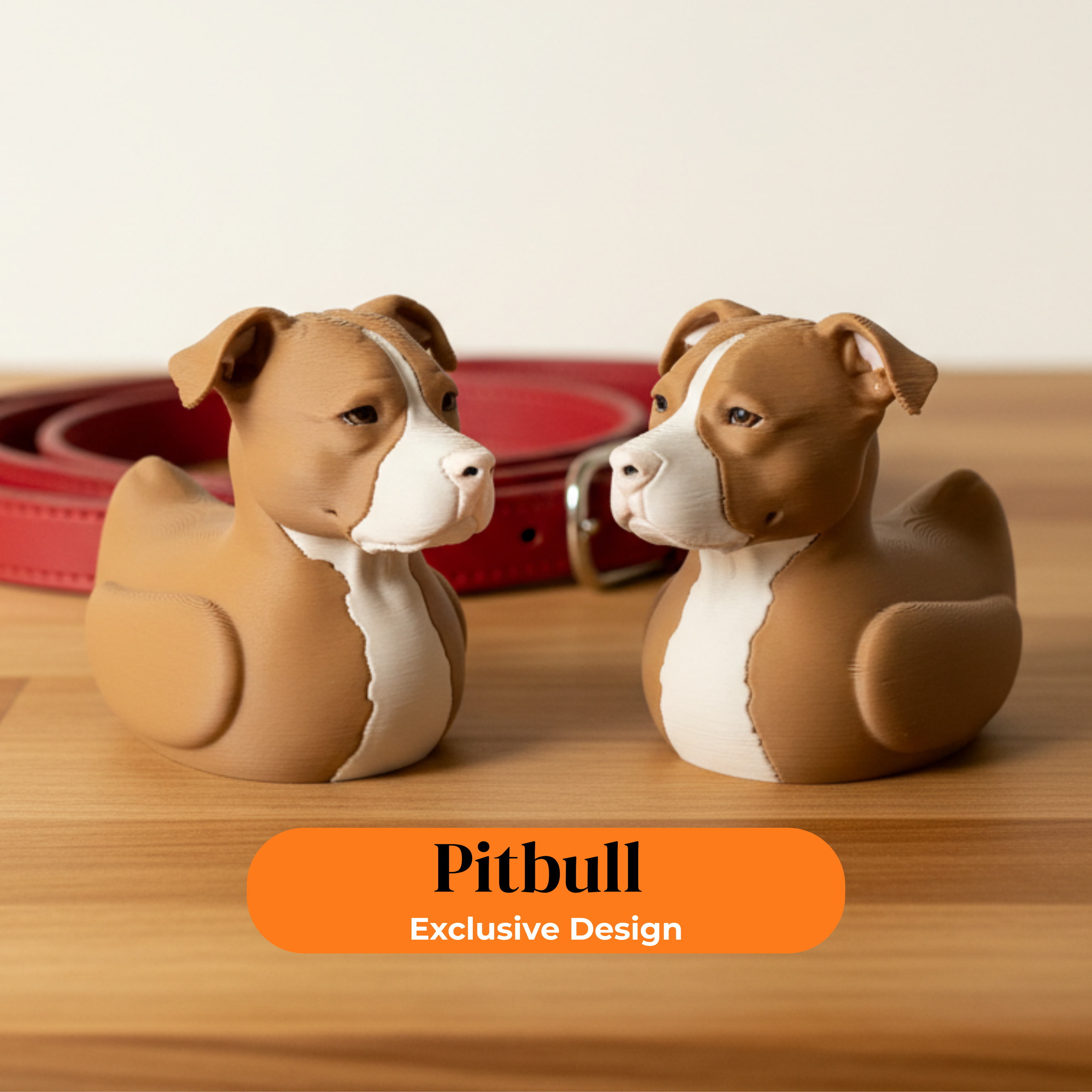 Pitbull Dashboard Duck — Staffy & Pit Bull Lover Car Decor Gift