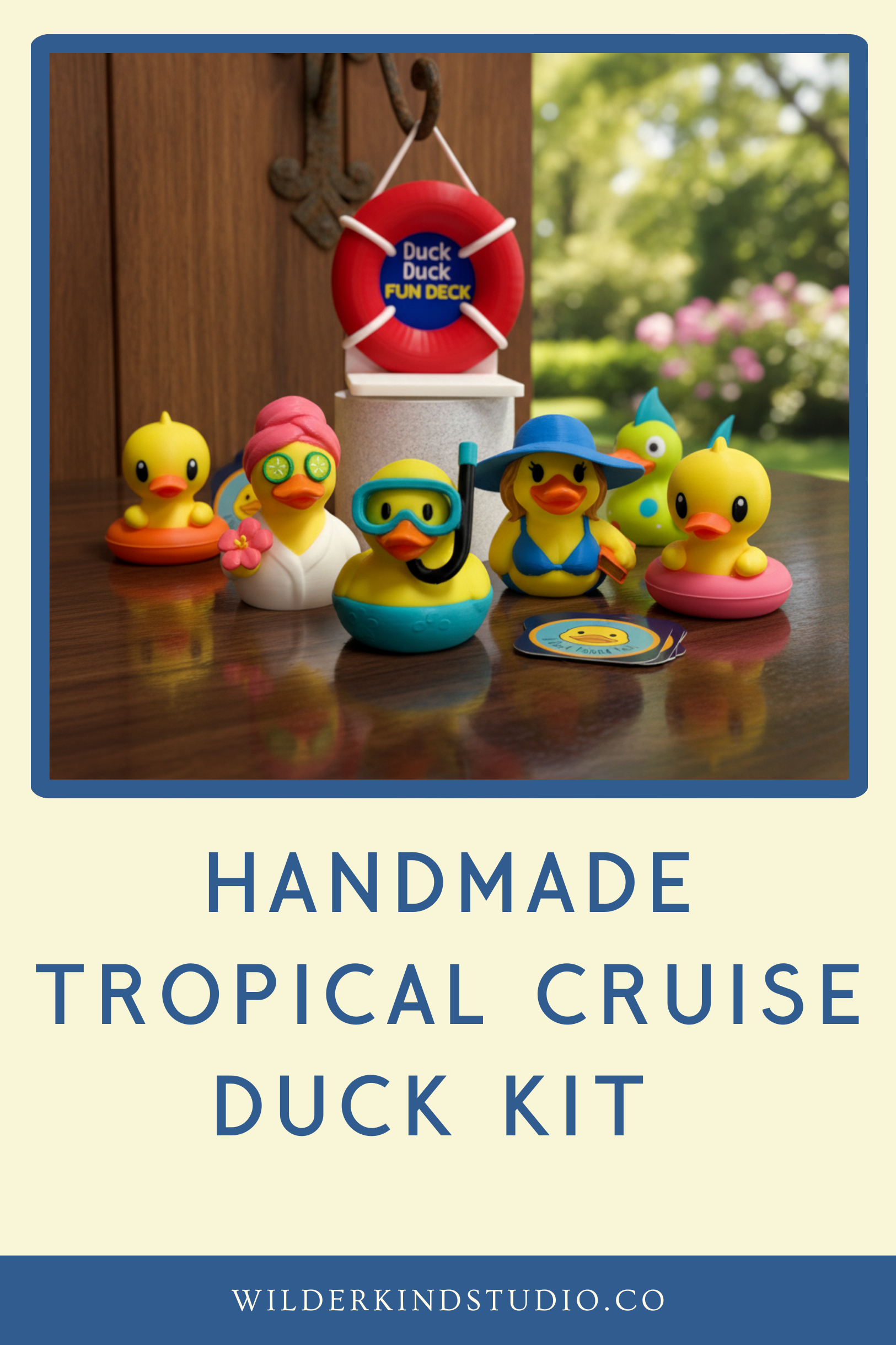 Tropical Fish Duck - Cruise Hide Seek Game Gift Bon Voyage Present Caribbean Ocean Souvenir