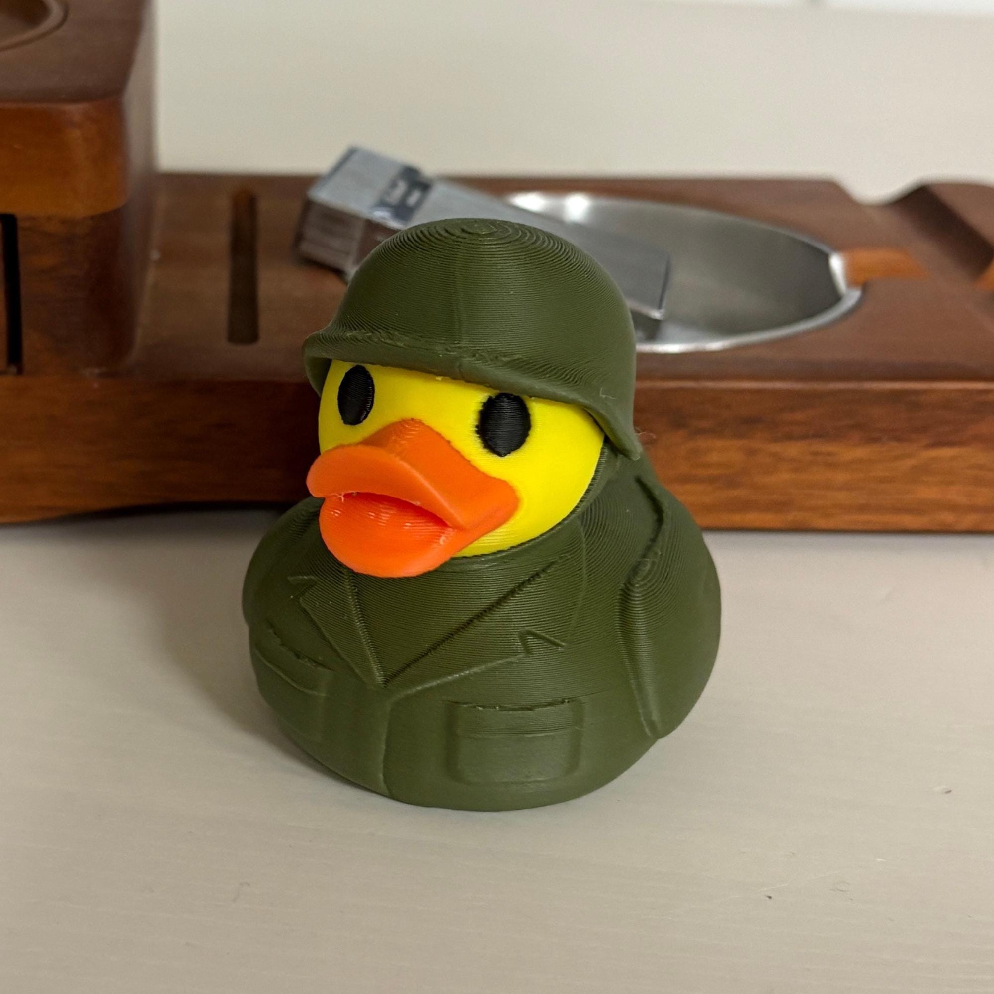 Military Duck | Patriot Gift, Boot Camp Graduation, Dashboard Decoration & 4x4 Ducking Accessory