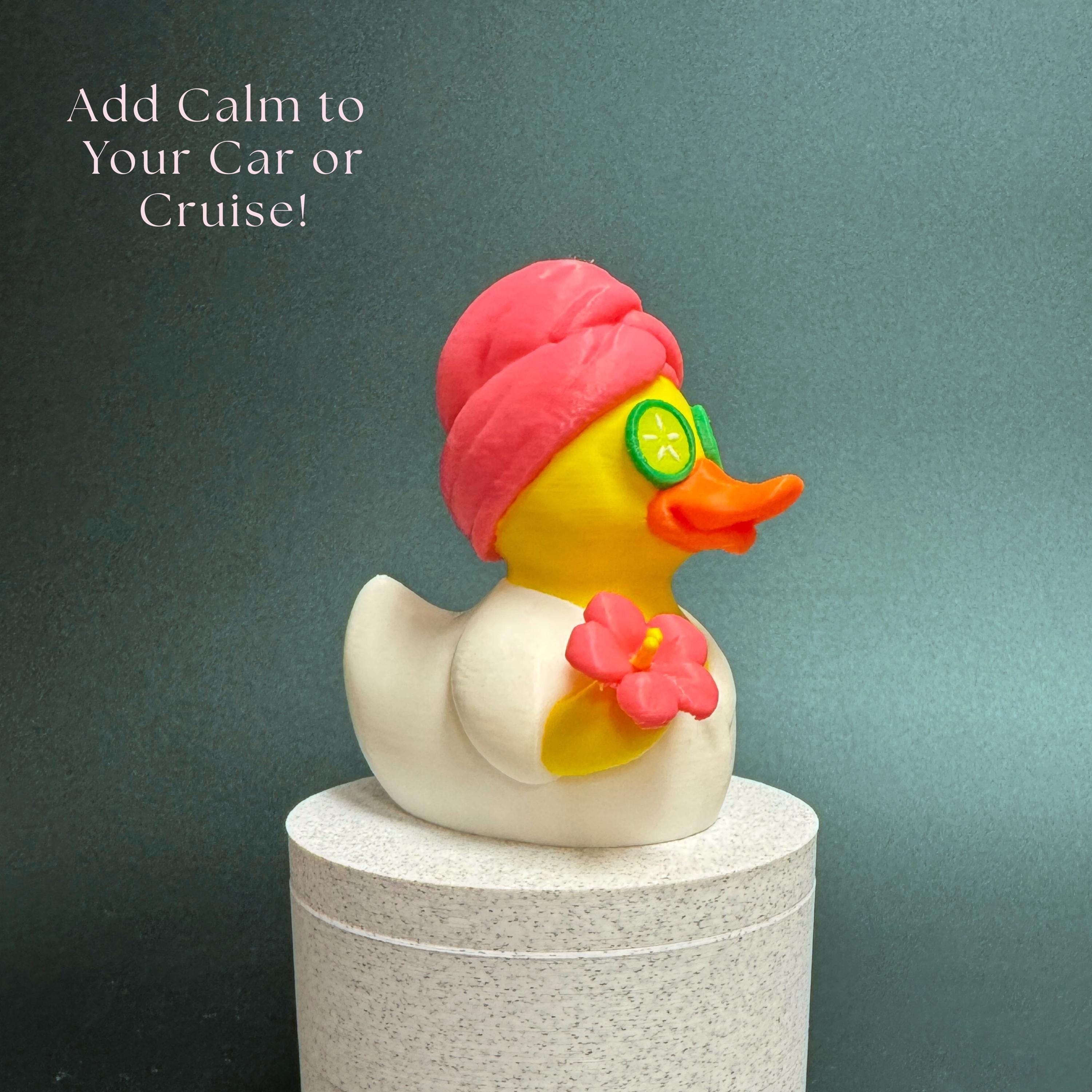 Spa Duck - Cruise Hide Seek Game Gift Bon Voyage Present Self-Care Relaxation Bathroom Decor
