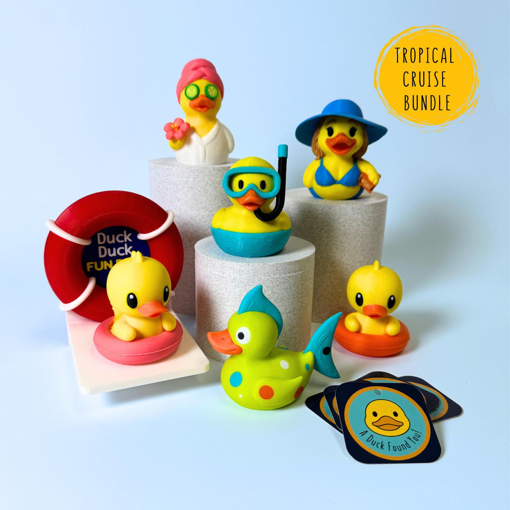Ultimate Cruise Ducking Kit - Cruise Hide Seek Game Bundle Bon Voyage Gift Vacation Activity Pack