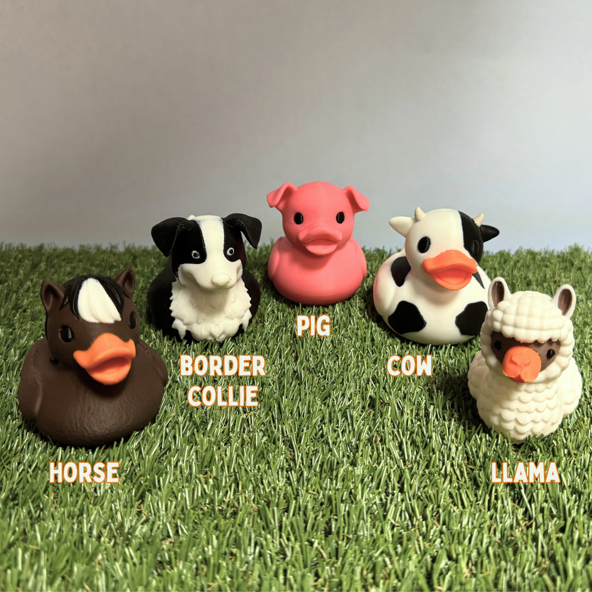 Llama Duck - Cruise Hide Seek Game & 4x4 Ducking Gift Dashboard Decoration Party Favor Travel Souvenir