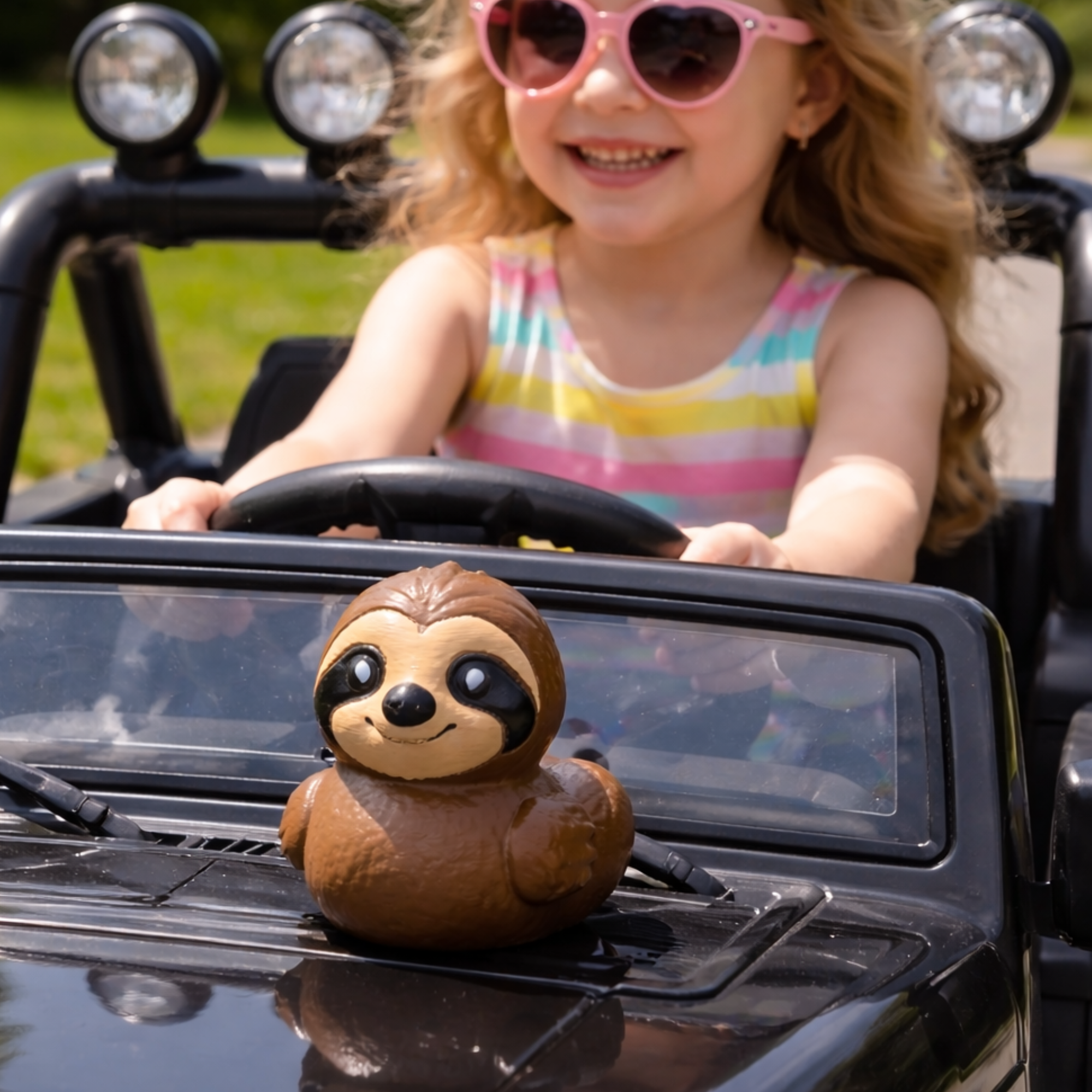 Sloth Duck | 4x4 Ducking & Cruise Hide & Seek Gift, Desk Accessory & Funny Animal Decor