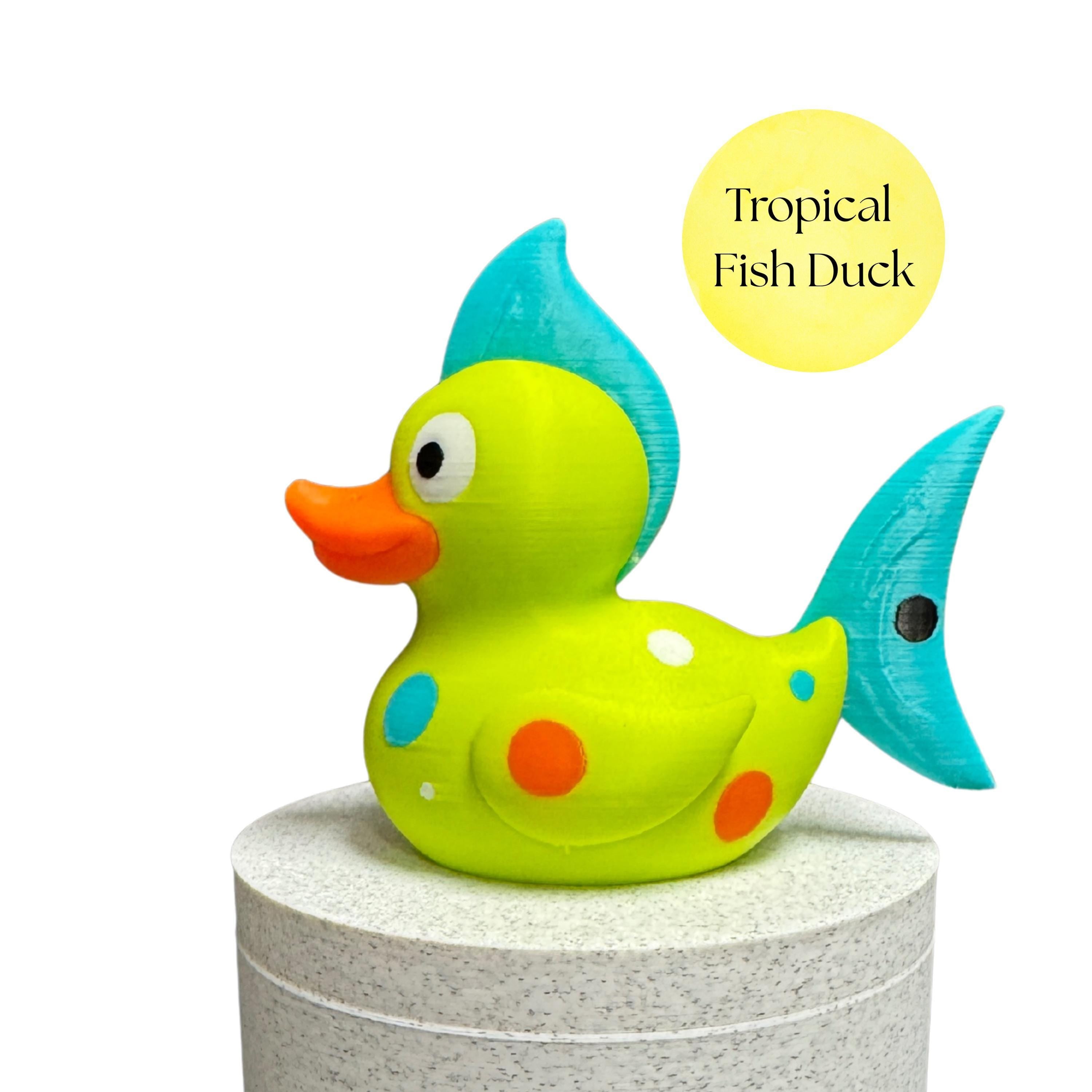 Tropical Fish Duck - Cruise Hide Seek Game Gift Bon Voyage Present Caribbean Ocean Souvenir