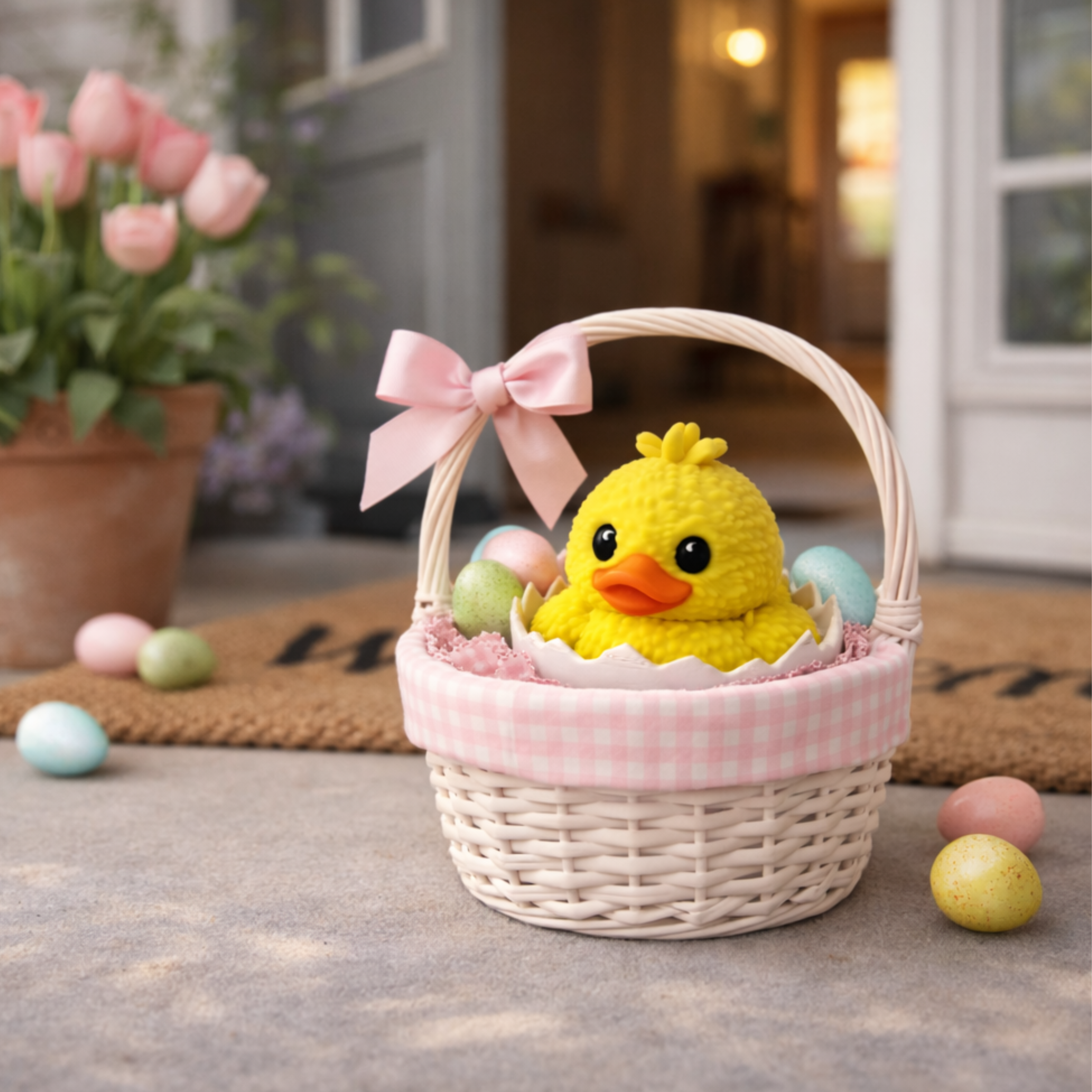 Duck Egg Favor | Baby Shower Supplies, Hatching Duckling Cake Topper & Party Table Decor