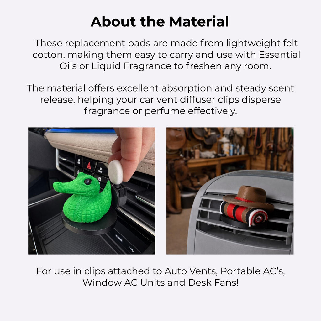 Scent Disc Refill Pads for Vent Clip Air Fresheners