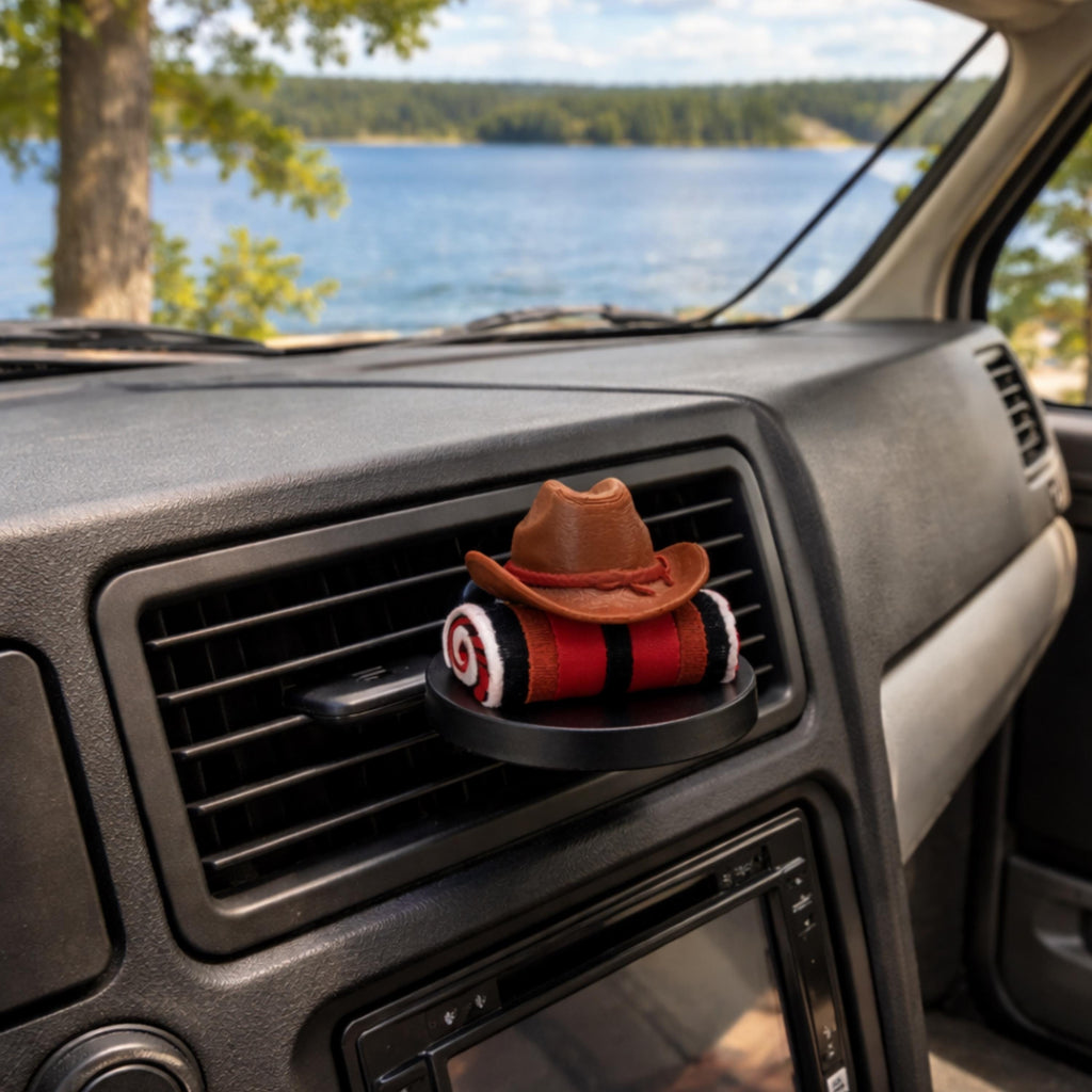 Cowboy Hat Vent Clip Air Freshener for Car, Truck & Home