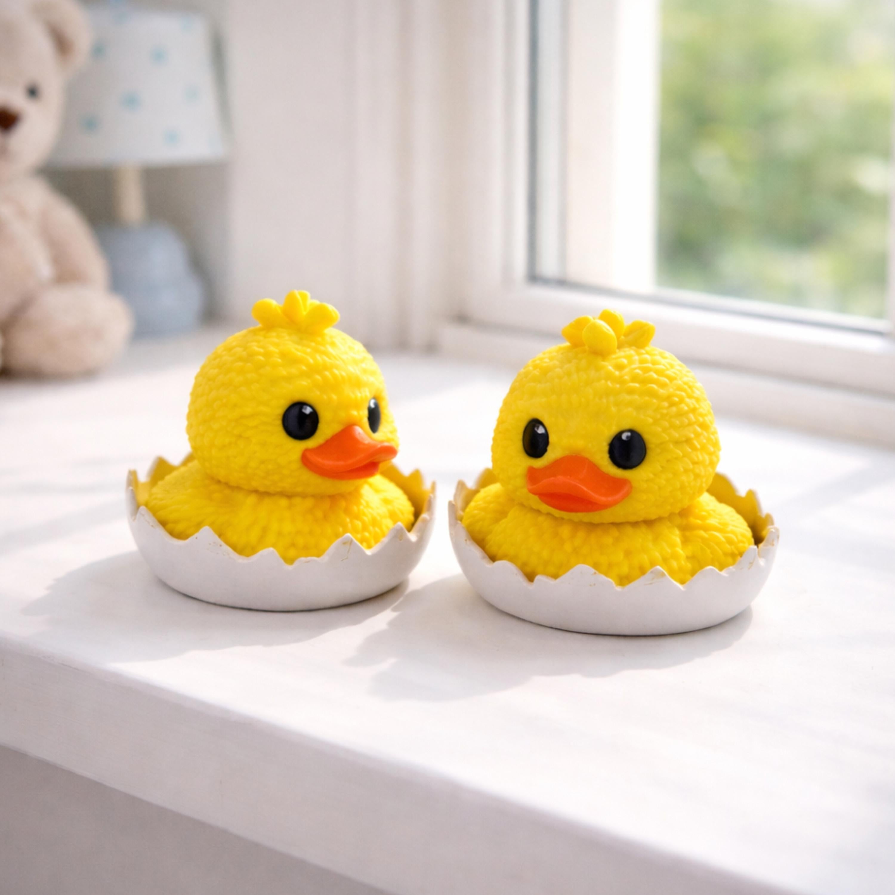 Duck Egg Favor | Baby Shower Supplies, Hatching Duckling Cake Topper & Party Table Decor