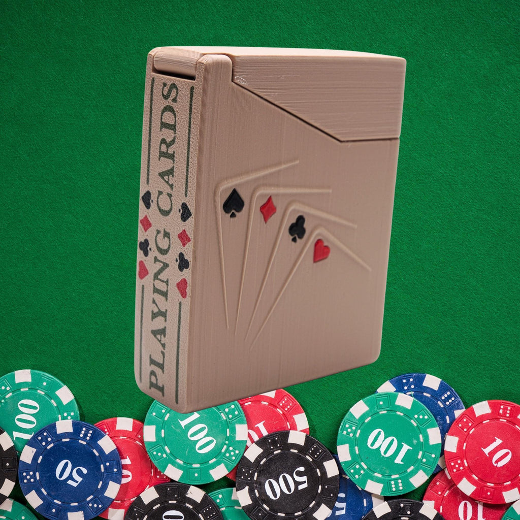Playing Card Case Travel Game Night Protection Poker Deck Storage Solution Compact Design Portable Container Kids Game Car Travel Cruise