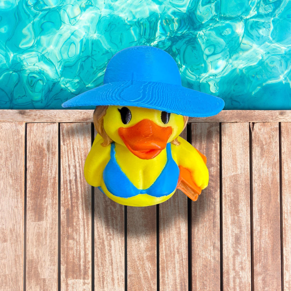 Bikini Duck - Cruise Hide Seek Game Gift Bon Voyage Present Book Lover Sunbathing Vacation Souvenir