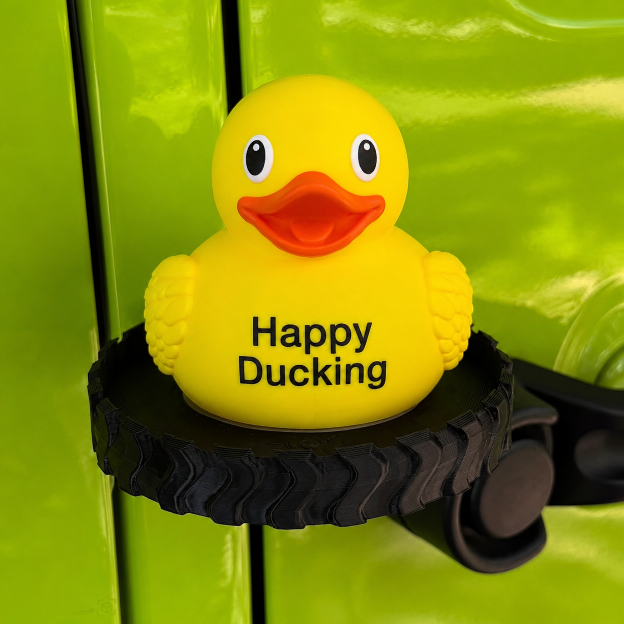 Custom Jeep Duck Gift Dashboard Accessory 3D Printed Vehicle Decoration Offroad Tradition Enthusiast Present Personalized Trail Companion Adventure Community Hide And Seek Game Perfect Birthday Present Dashboard Display Ornament Cruise