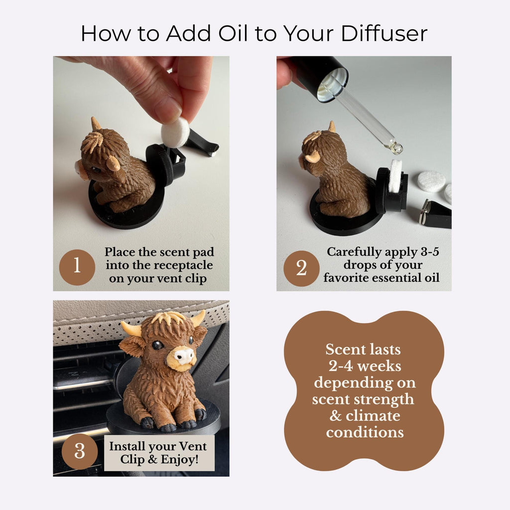 Scent Disc Refill Pads for Vent Clip Air Fresheners