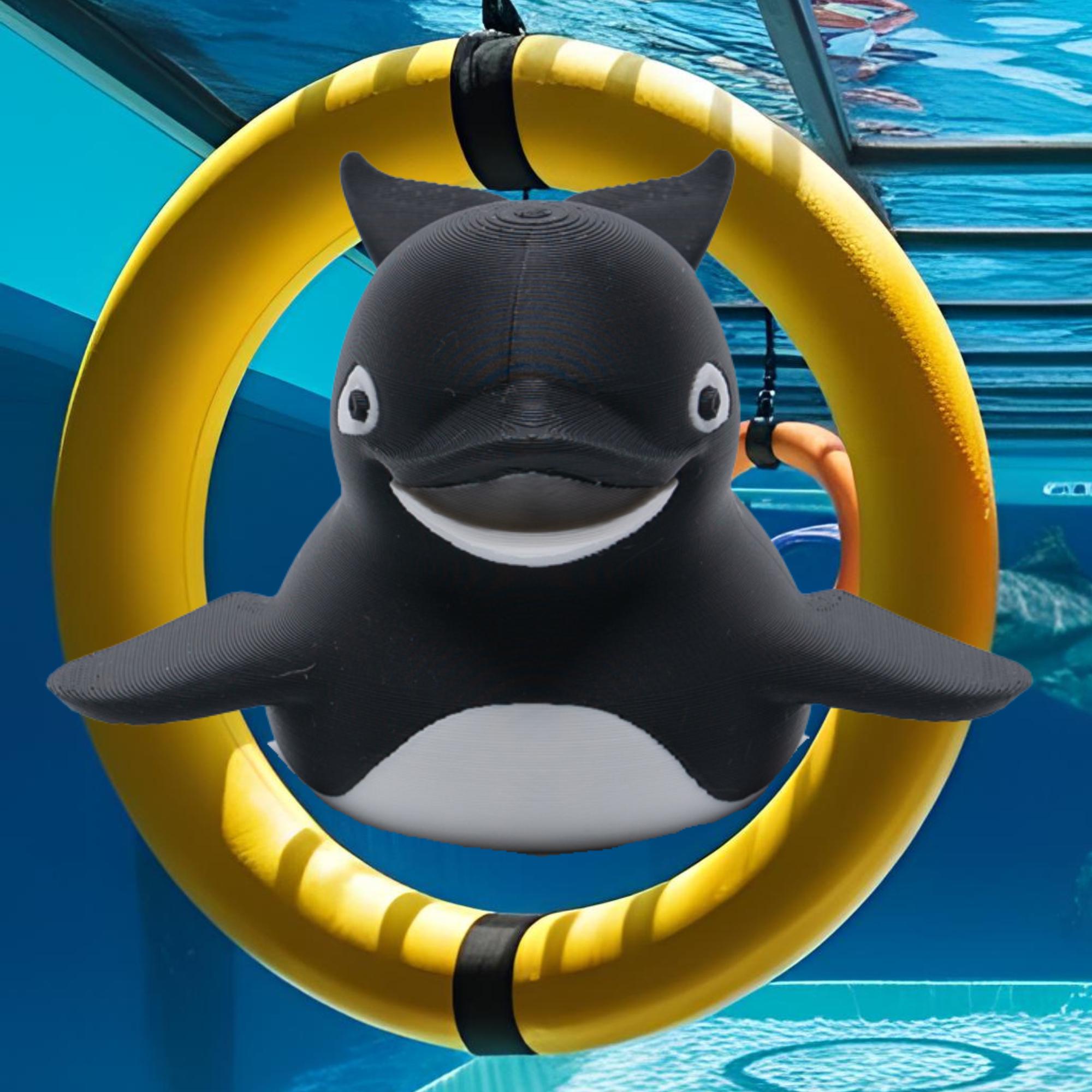 Orca Duck - Cruise Hide Seek Game Gift Bon Voyage Present Alaska Souvenir Ocean Wildlife Killer Whale