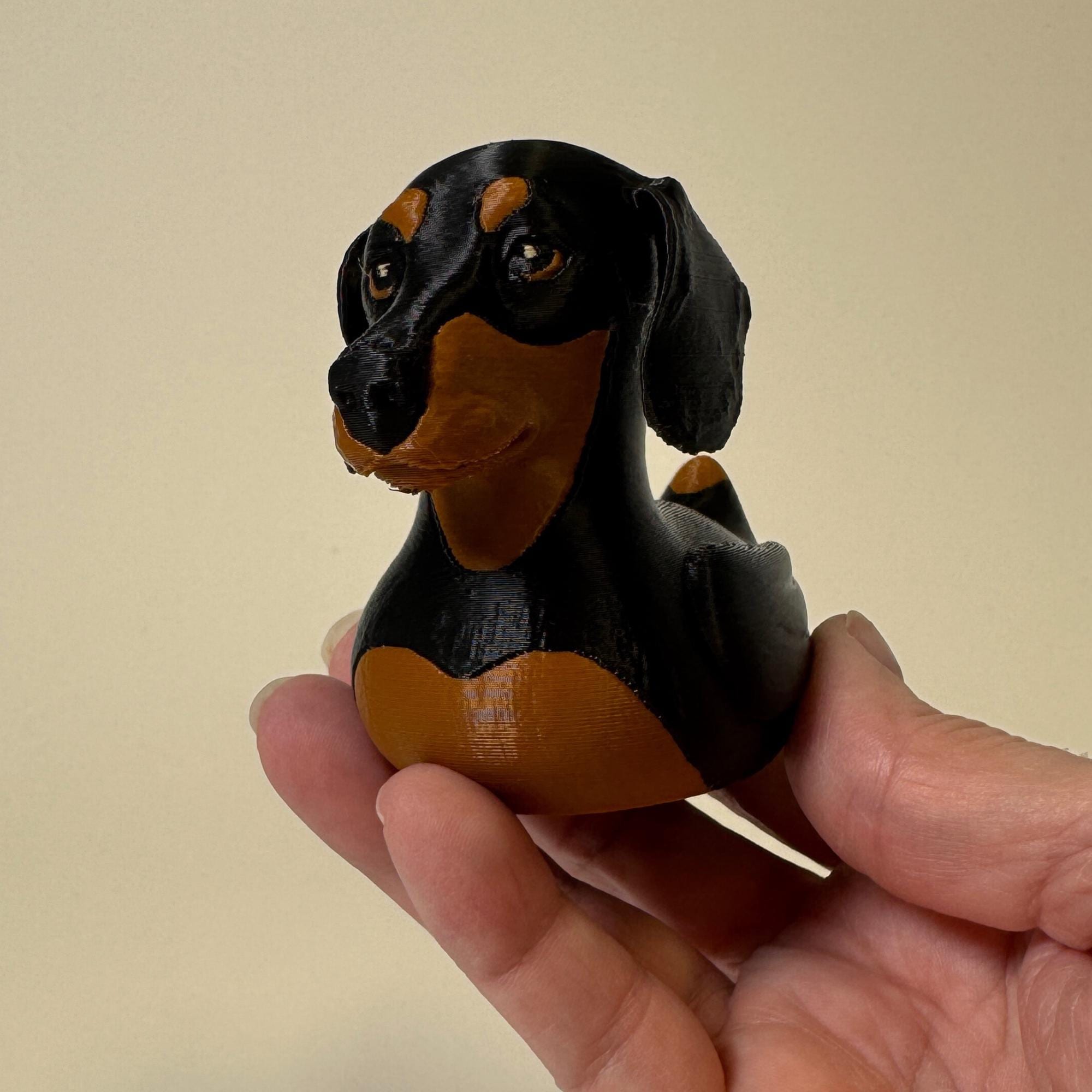 Dachshund Duck Doxie Dashboard Ducking Figure Dog Enthusiast Toy Breeder Thank You Gift for Dachshund Lovers Jeep-Style Vehicle Dash Decor
