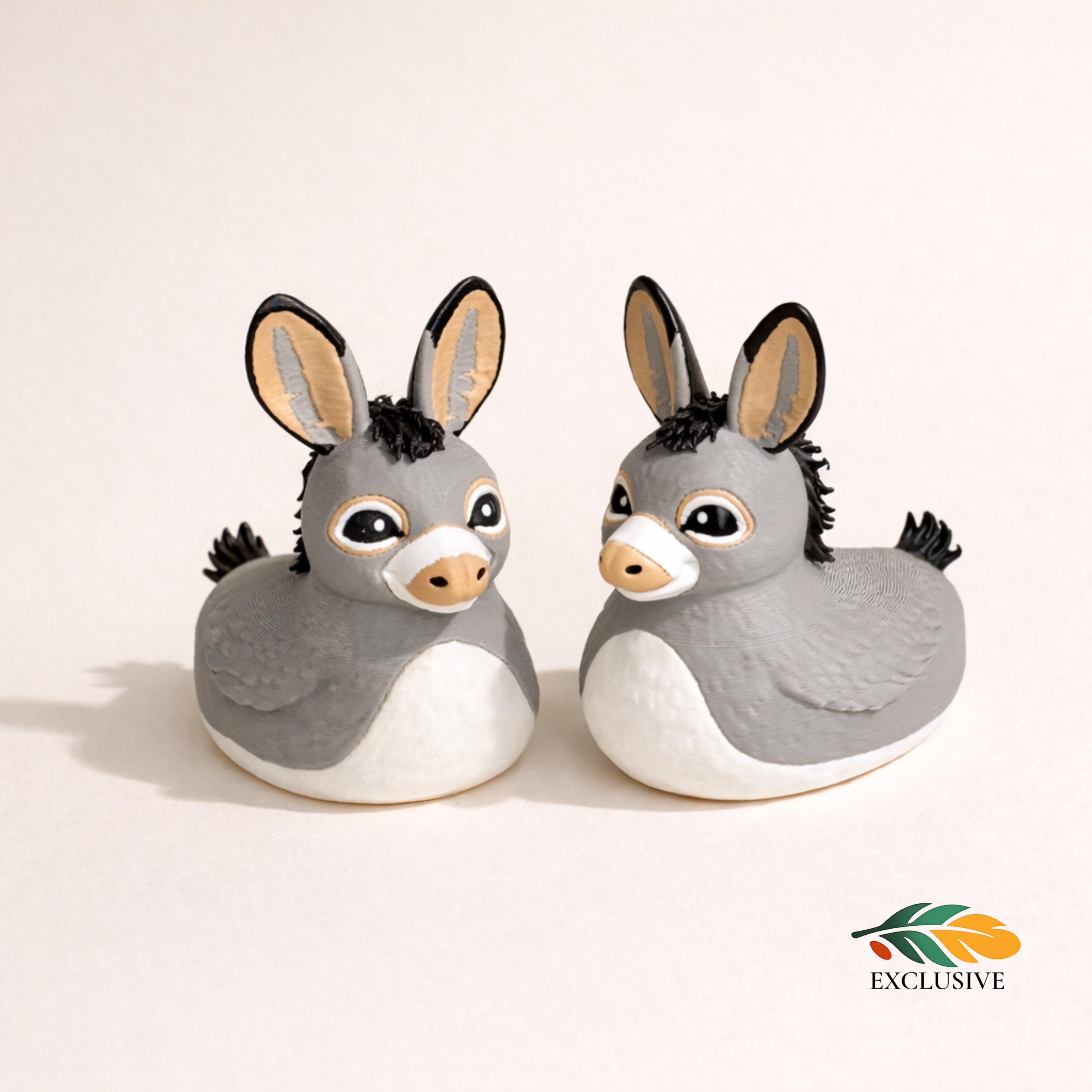 Miniature Donkey Duck | 4x4 Ducking & Cruise Hide & Seek Gift, Dashboard Decoration & Country Decor