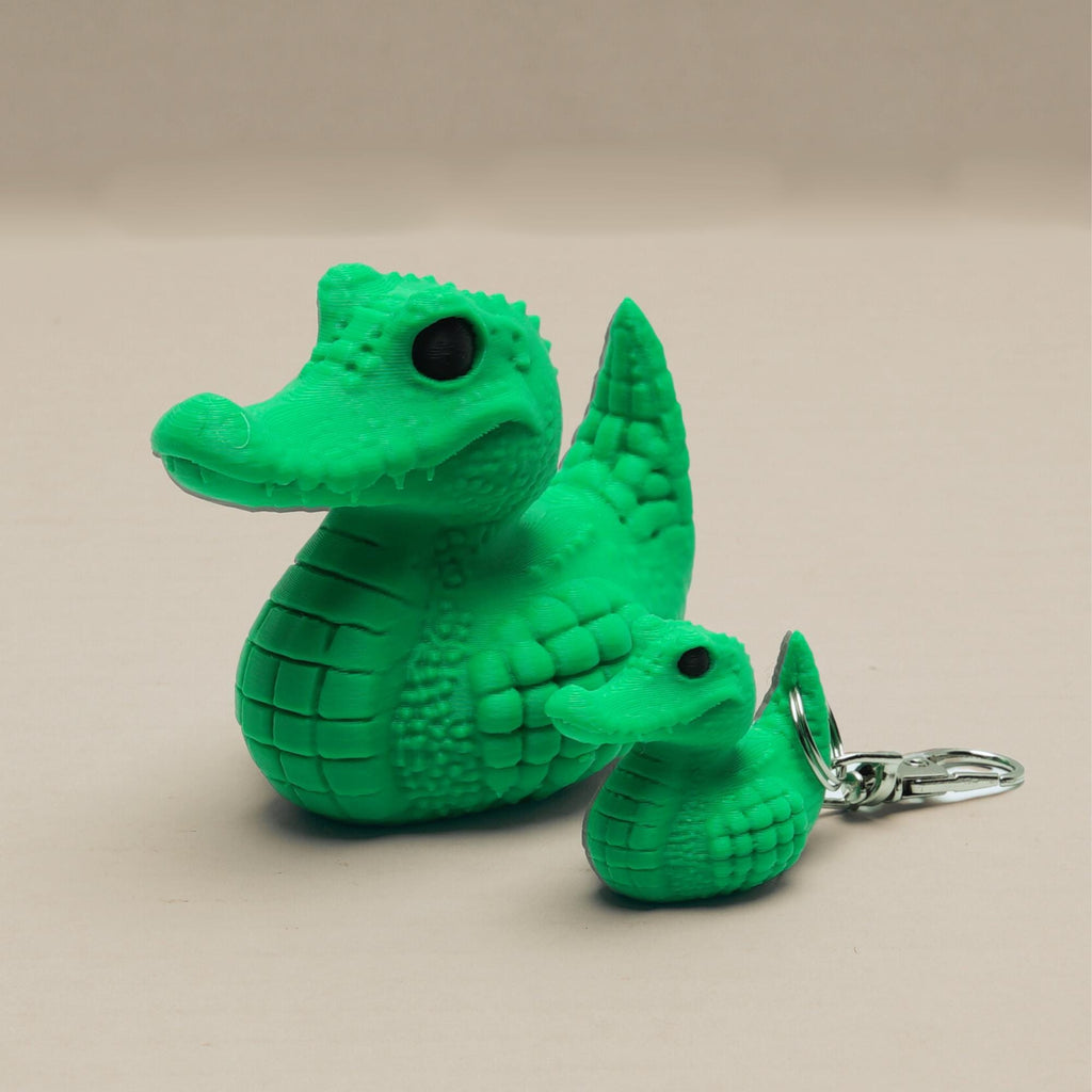 Alligator Duck Keychain Bag Charm Zipper Pull Animal Accessory Ducking Gift Idea Gator Fan University Football Team Decoration Cruise Fun