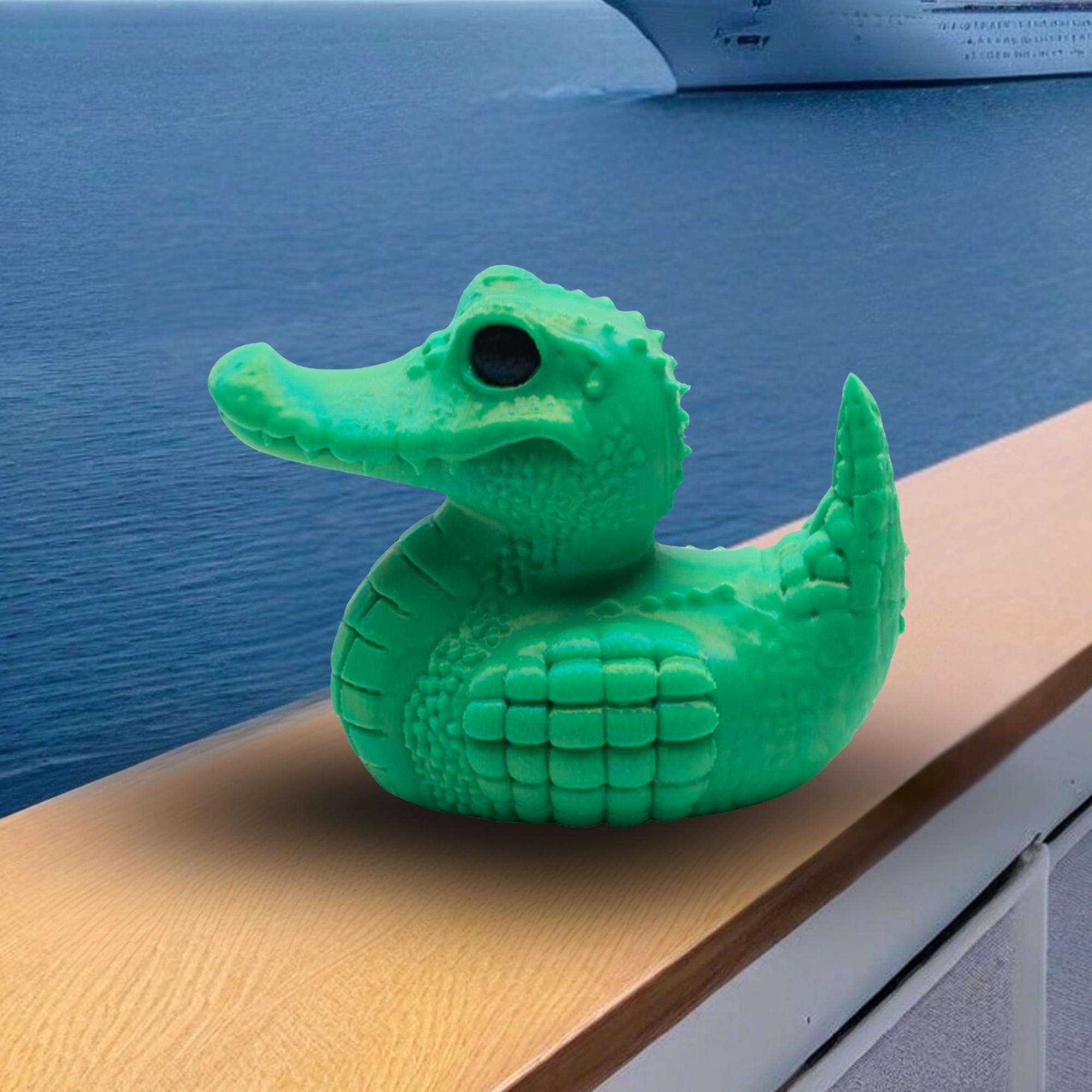 Gator Duck - Cruise Hide Seek Game & 4x4 Ducking Gift Swamp Animal Dashboard Decoration Travel Souvenir