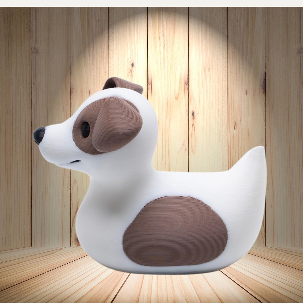 Jack Russell Duck Gift Idea Dashboard Decoration Puppy Themed Toy Animal Lover Present Offroad Ducking Adventure Keepsake Dog Party Favor
