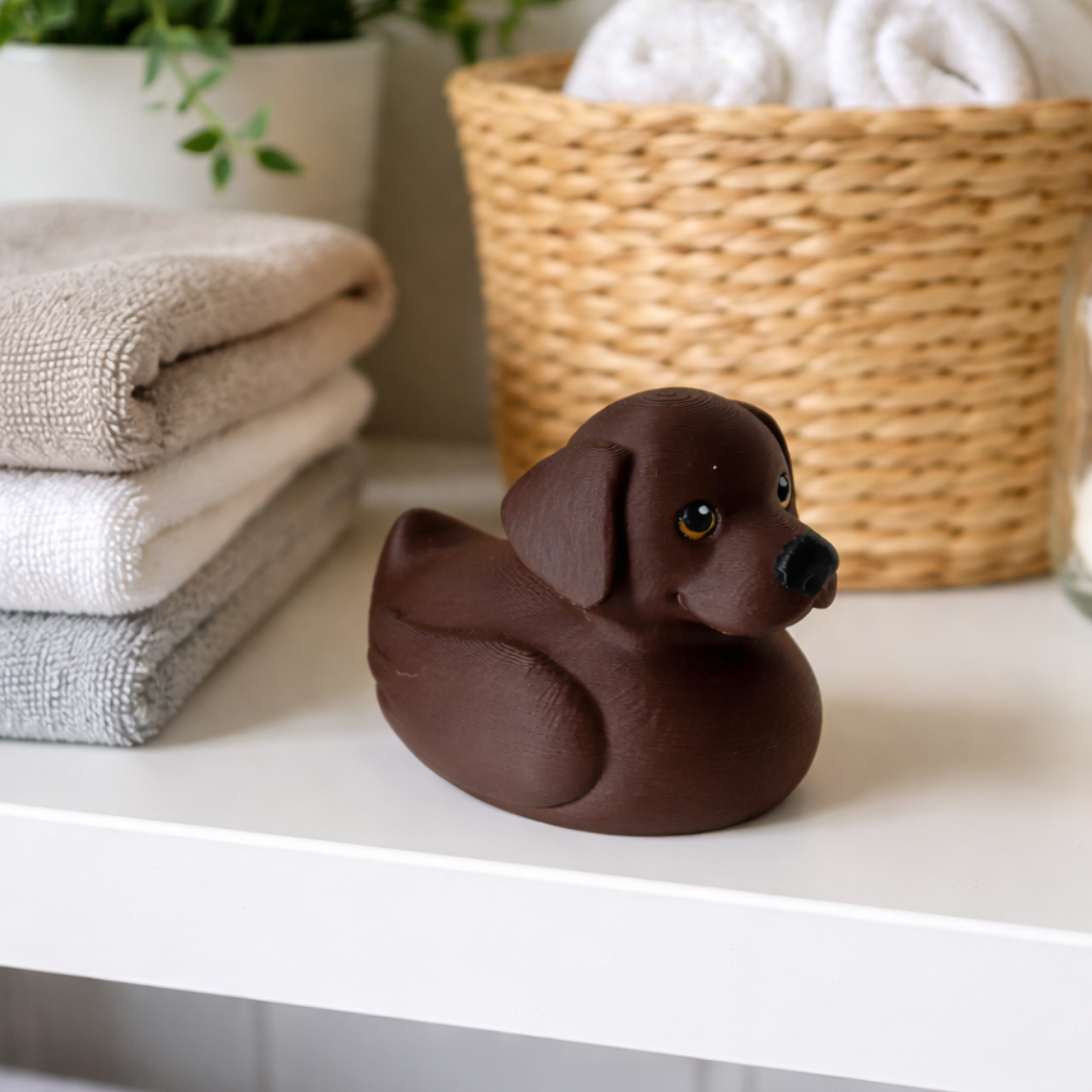 Labrador Dashboard Decoration and Hide and Seek Duck – Charming Car Companion for Dog Lovers
