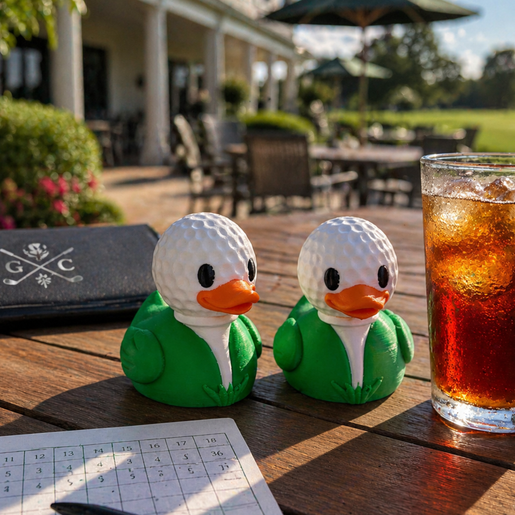 Golf Ball Duck Dashboard Accessory – Funny Car Gift for Golfers