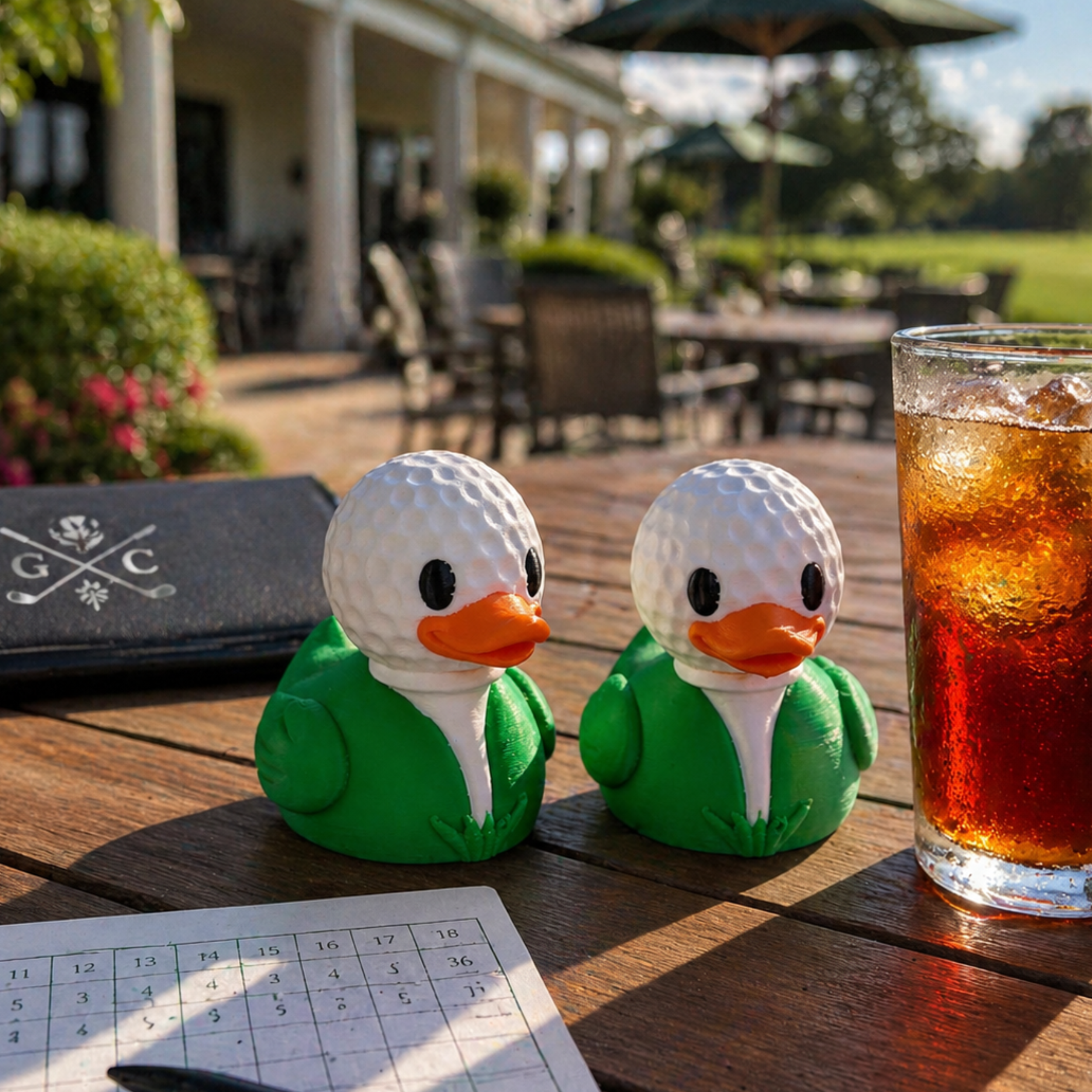 Golf Ball Duck Dashboard Accessory – Funny Car Gift for Golfers