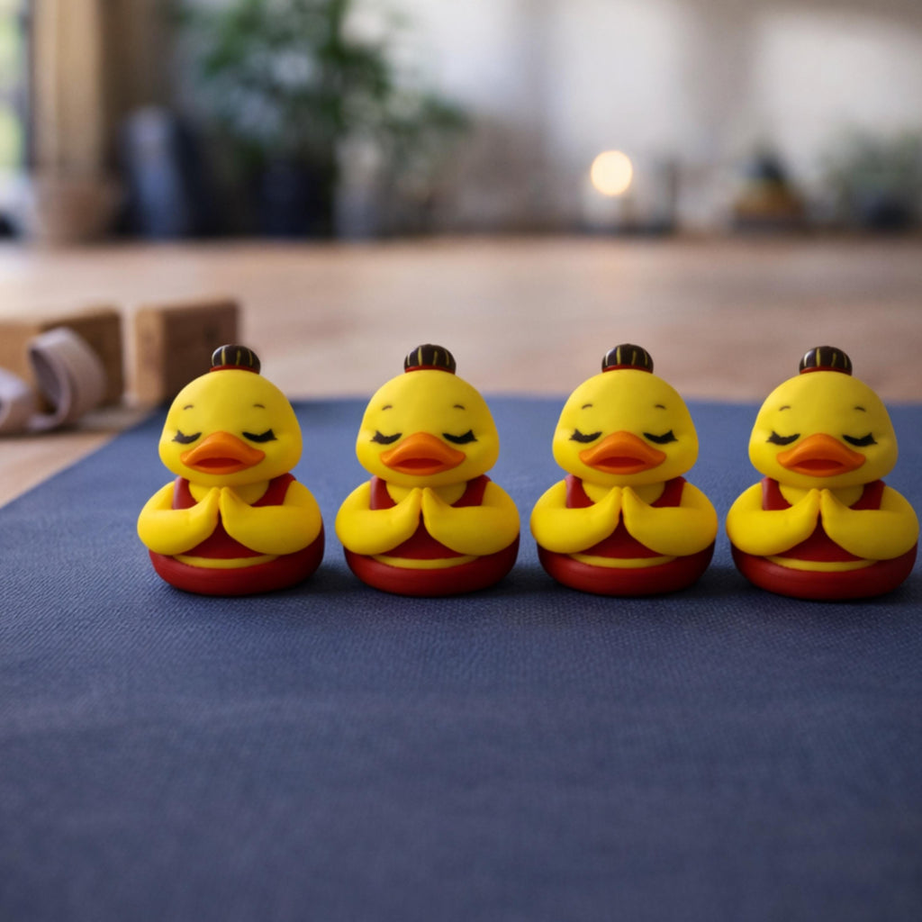 Yoga Duck | Fitness Gift, Zen Desk Buddy, Dashboard Decoration & 4x4 Ducking Accessory